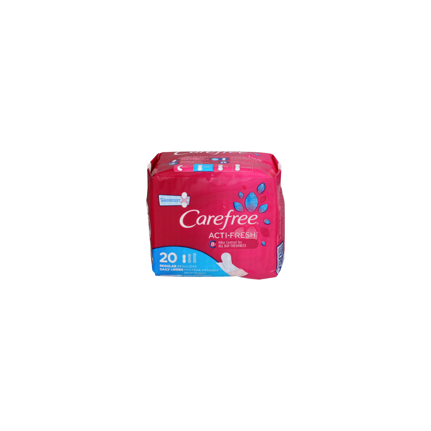 Carefree Acti-Fresh Regular Daily Liners - 20 Count Image 1 of 3