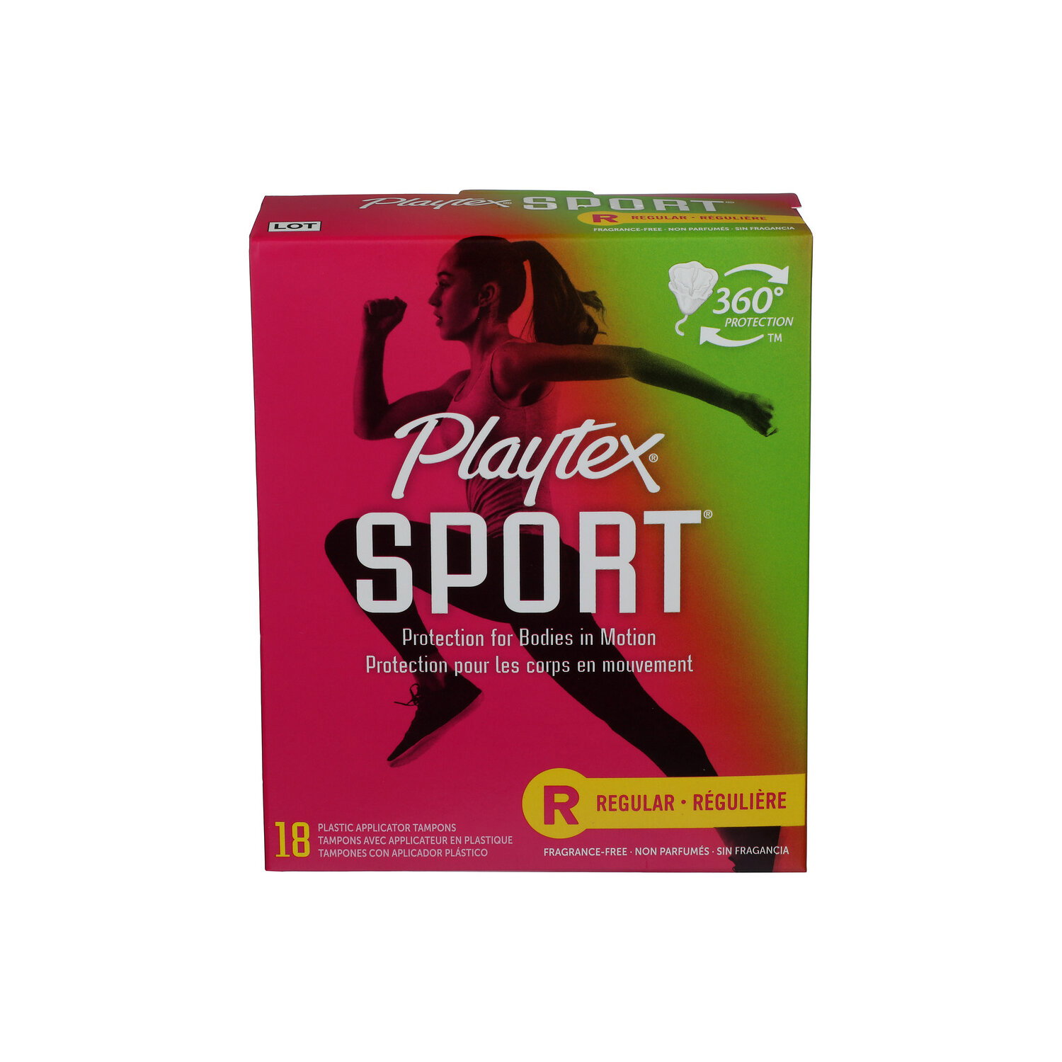Playtex Sport Reg Unscented - 18 Count Image 1 of 3