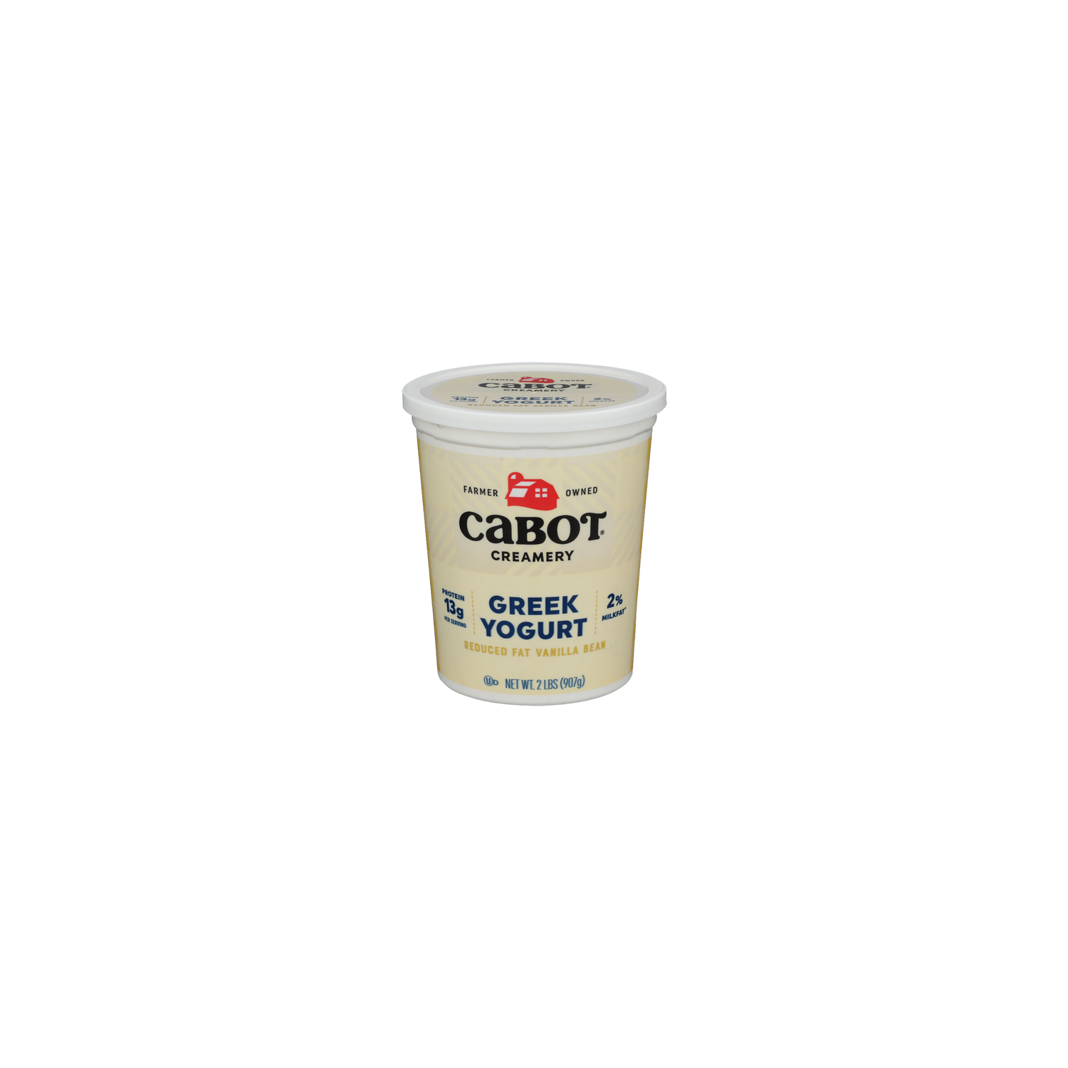 Cabot Vanilla Bean 2% Green Yogurt - 2 Pound Image 1 of 5