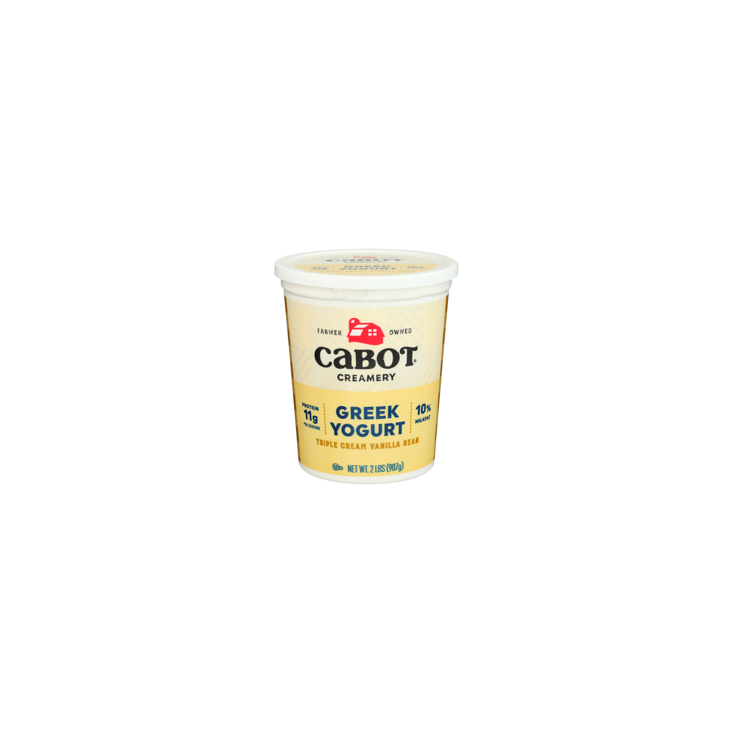 Cabot Creamery Yogurt Vanilla Greek Triple Cream Bean - 2 Pound Image 1 of 4