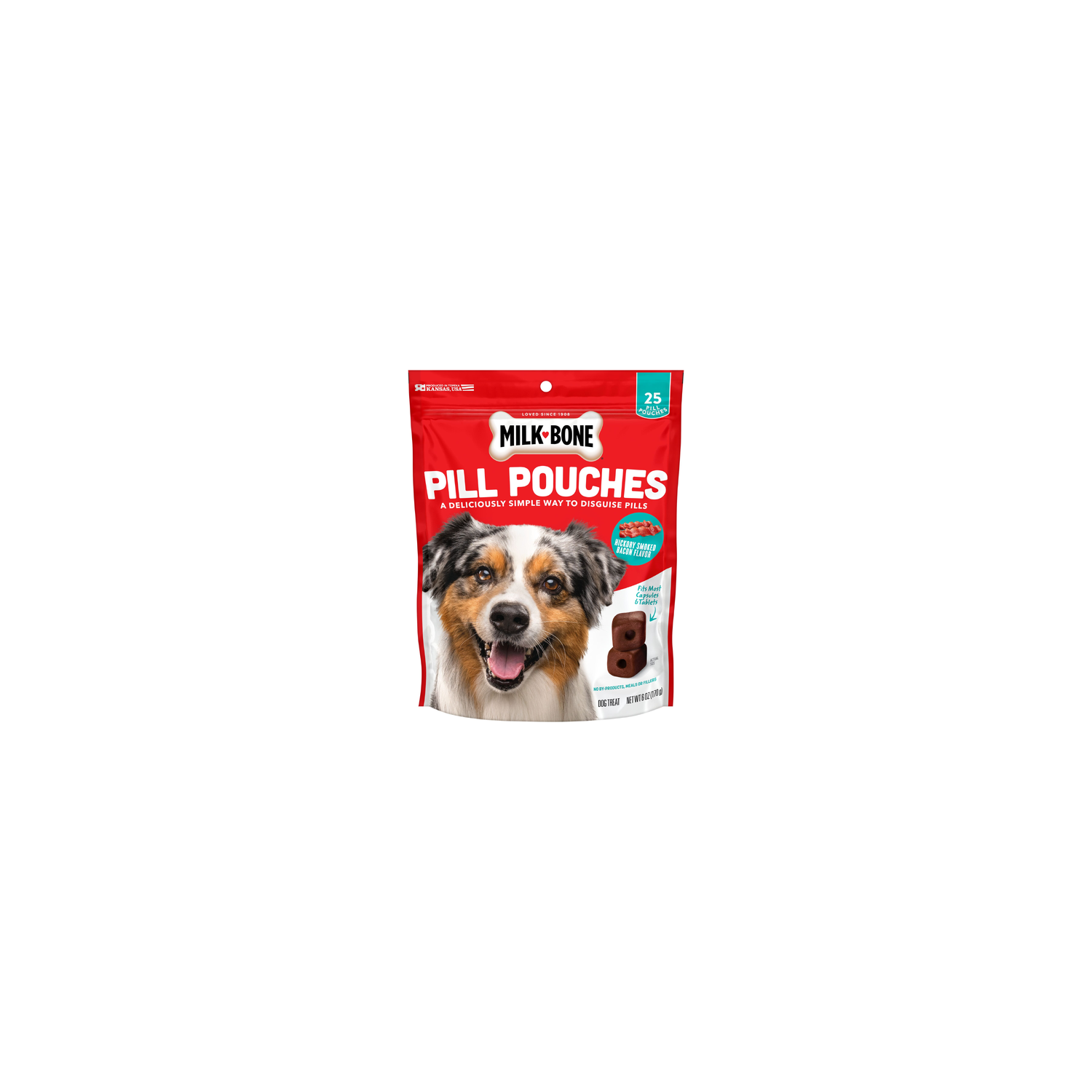 Milk-Bone Pill Pouches Hickory Smoked Bacon Dog Treats - 6 Ounce Image 1 of 4