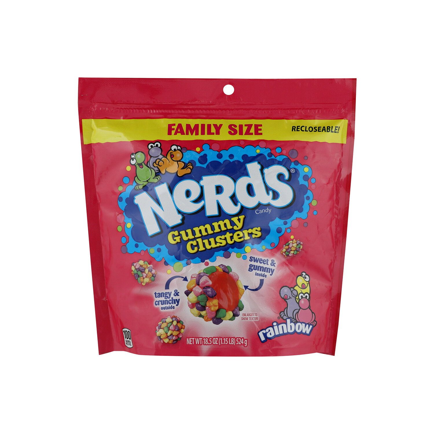 Nerds Family Size Rainbow Gummy Clusters - 18.5 Ounce Image 1 of 4