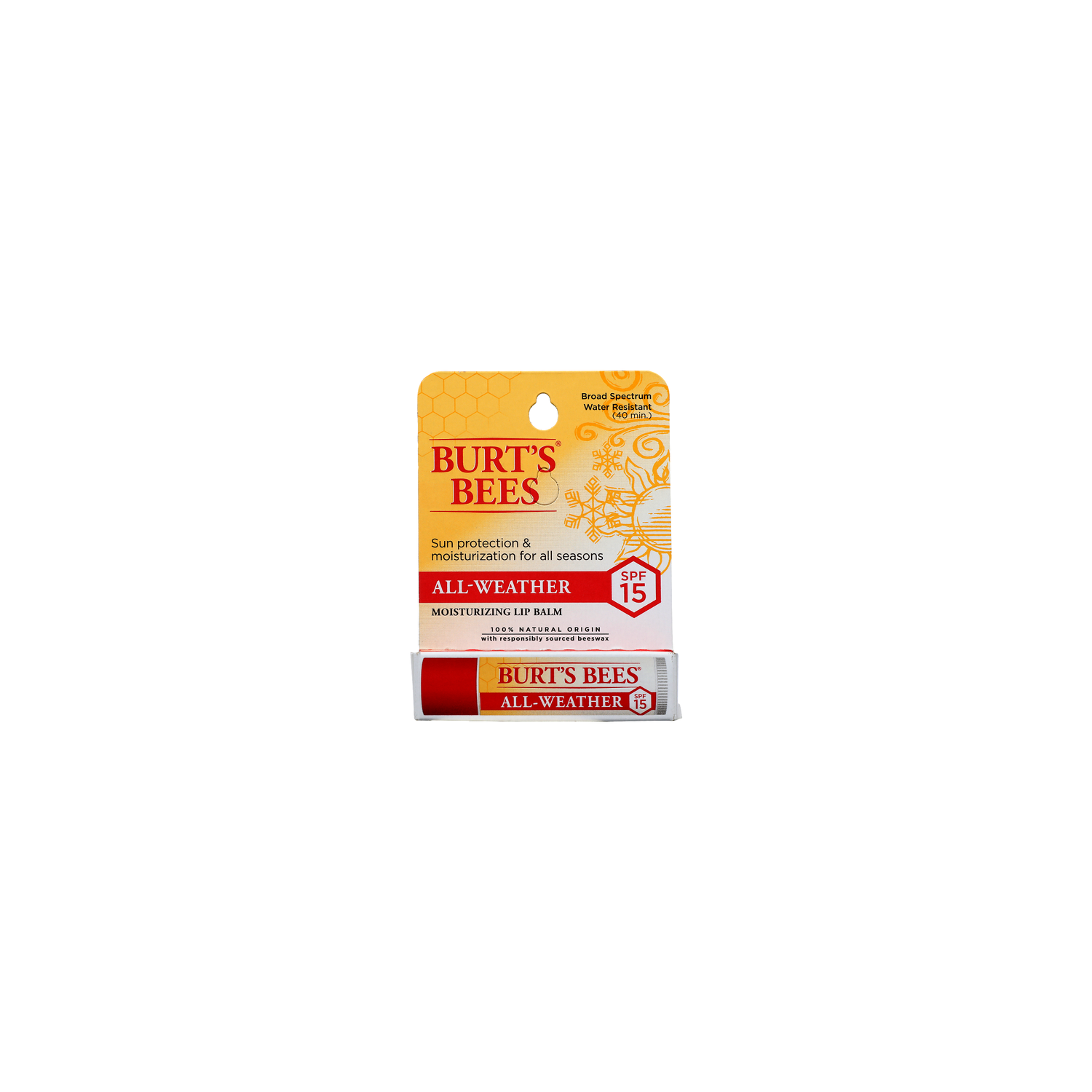 Burt's Bees Moisturizing Lip Balm - 0.15 Each Image 1 of 2