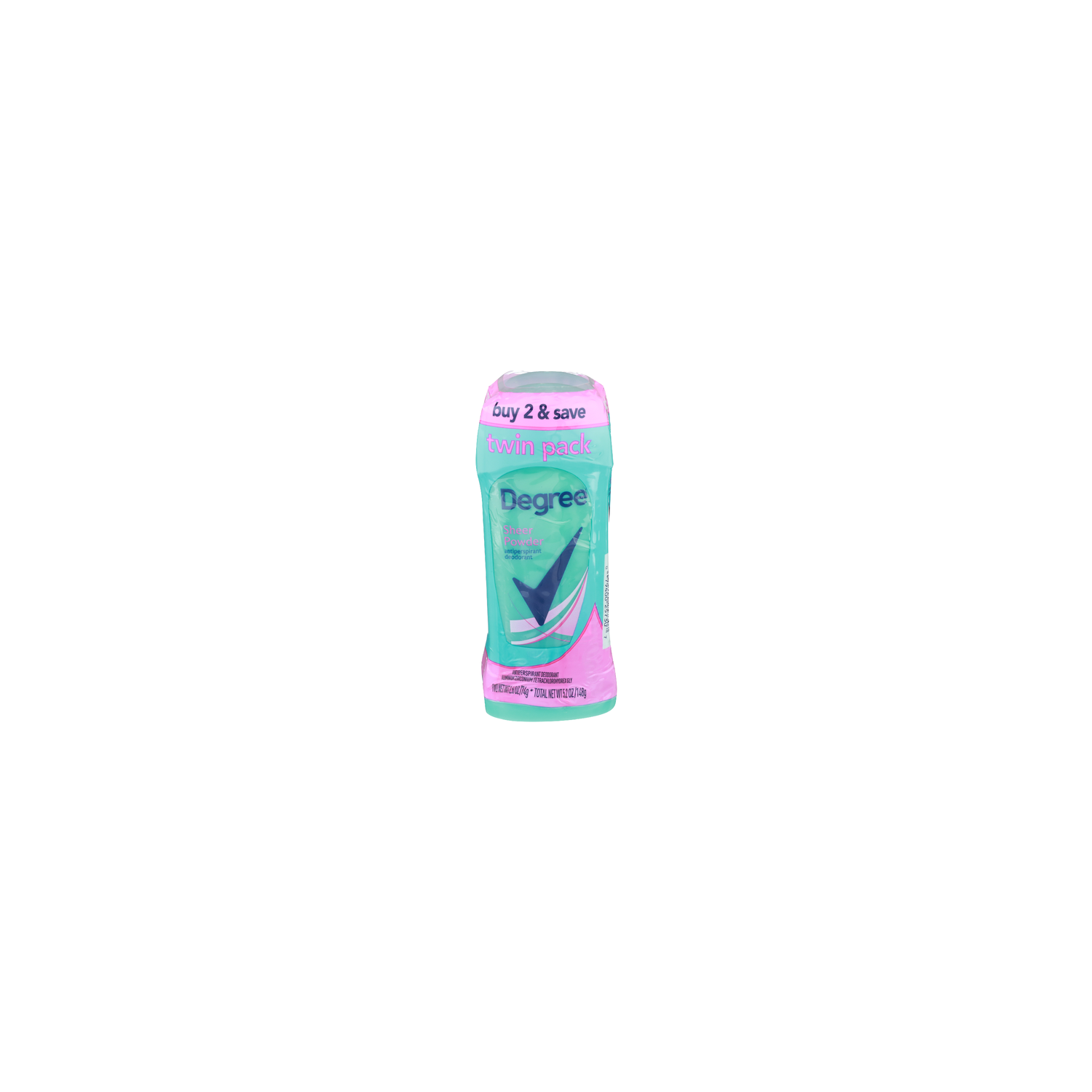 Degree Sheer Powder Antiperspirant Deodorant - 2.6 Ounce - 2 Count Image 1 of 2
