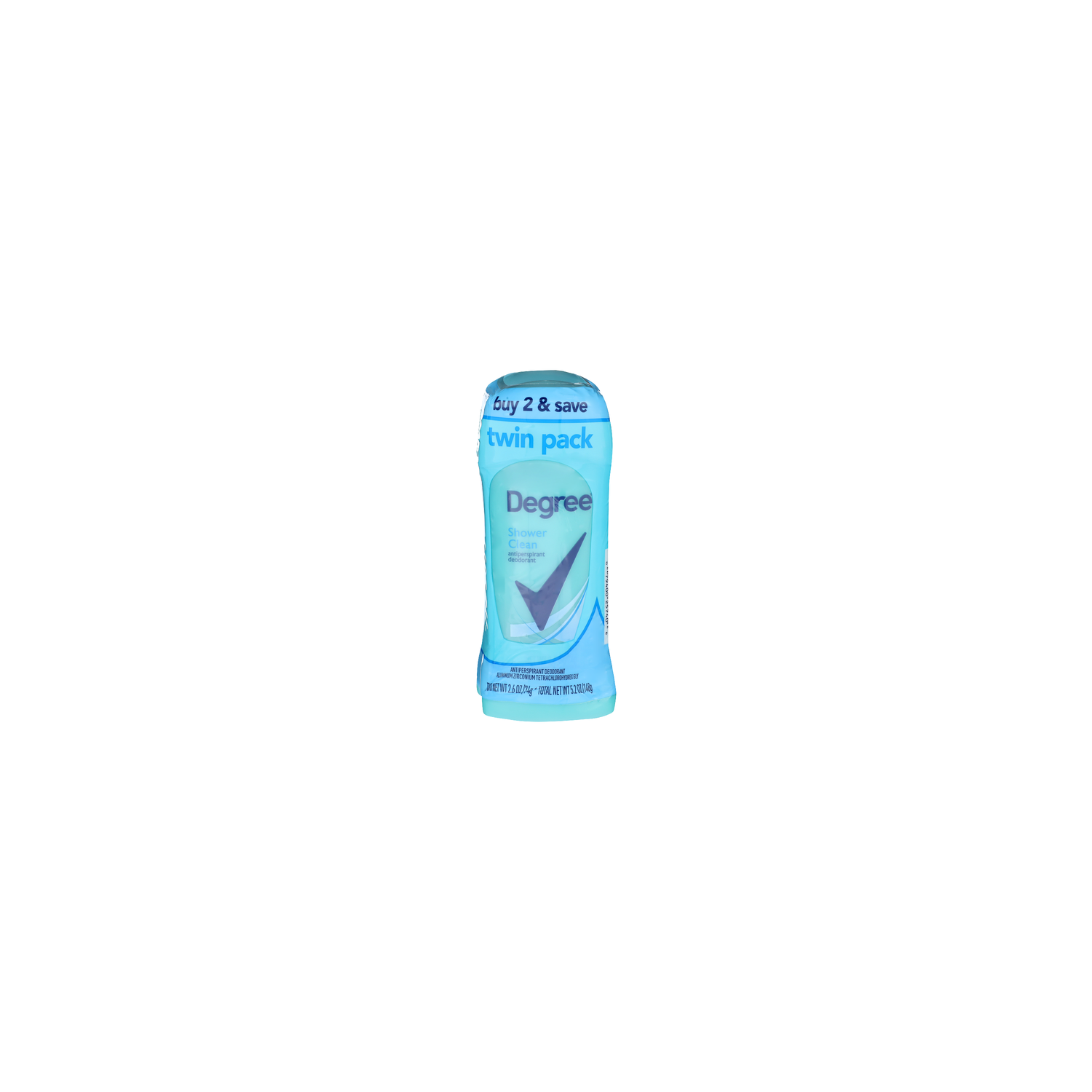 Degree Shower Clean Antiperspirant Deodorant - 2.6 Ounce - 2 Count Image 1 of 2