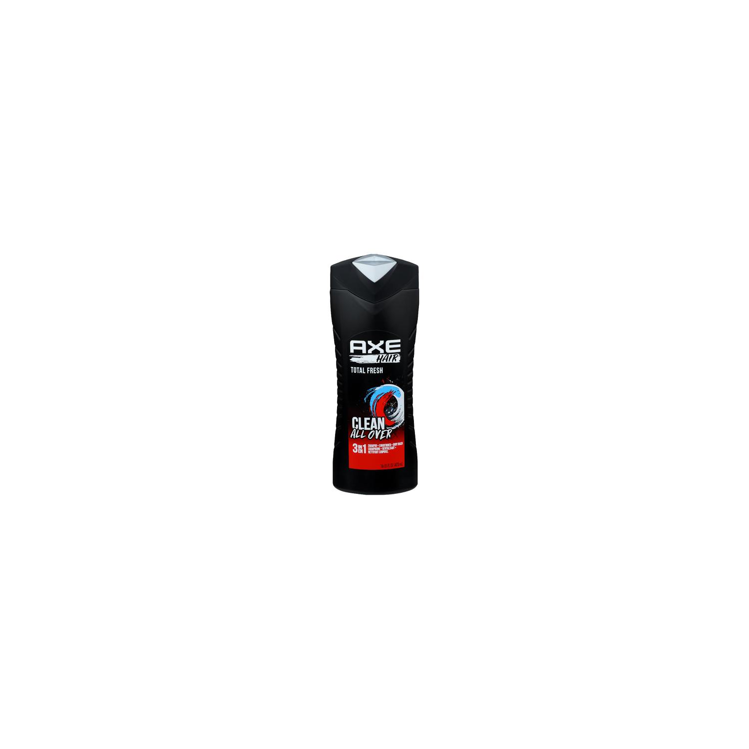 Axe Hair Total Fresh 3 In 1 Hair Shampoo + Conditioner + Body Wash - 16 Fluid Ounce Image 1 of 3