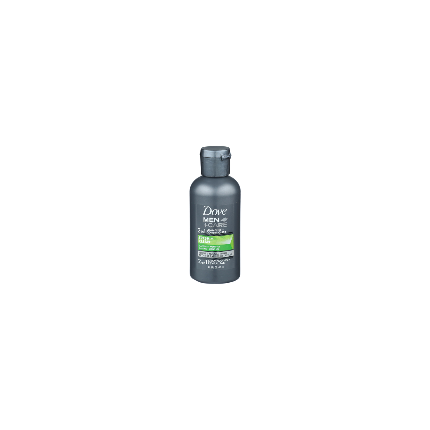 Dove Fresh + Clean 2 In 1 Shampoo + Conditioner Men +CARE - 3 Fluid Ounce Image 1 of 3