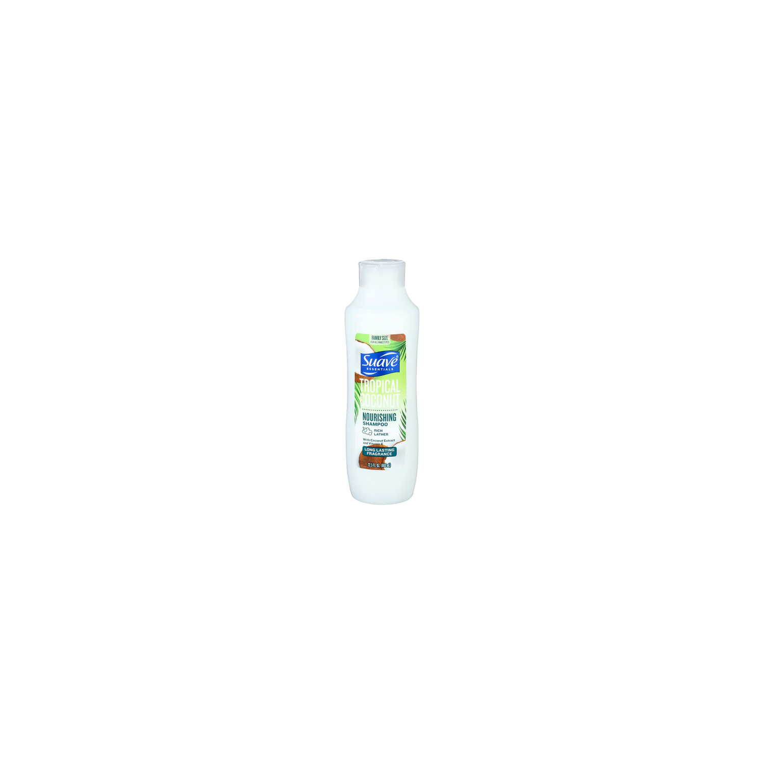 Suave Essentials Tropical Coconut Family Size Nourishing Shampoo - 22.5 Fluid Ounce Image 1 of 3