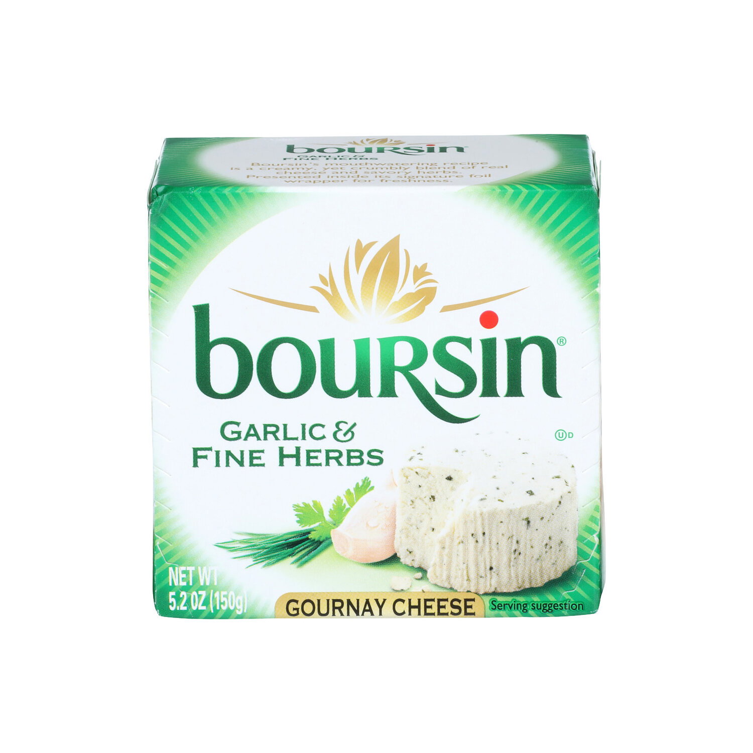Boursin Gournay Cheese Garlic & Fine Herbs - 5.2 Ounce Image 1 of 4