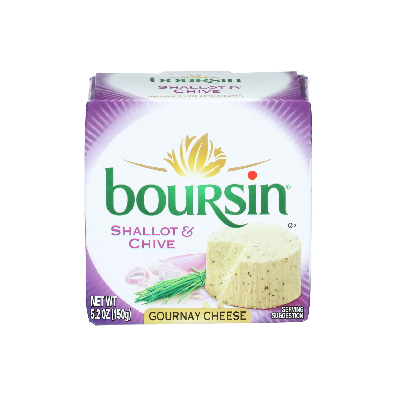 Boursin Gournay Cheese Shallot & Chive And - 5.2 Ounce Image 1 of 4