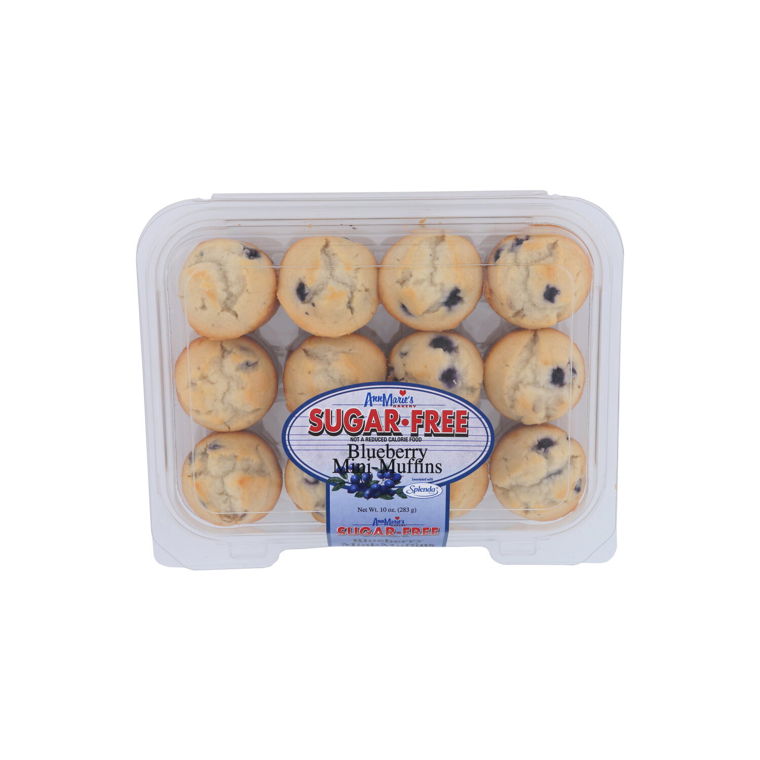 Ann MARIE's Bakery Mini Muffins Sugar Free Blueberry - 10 Ounce Image 1 of 4
