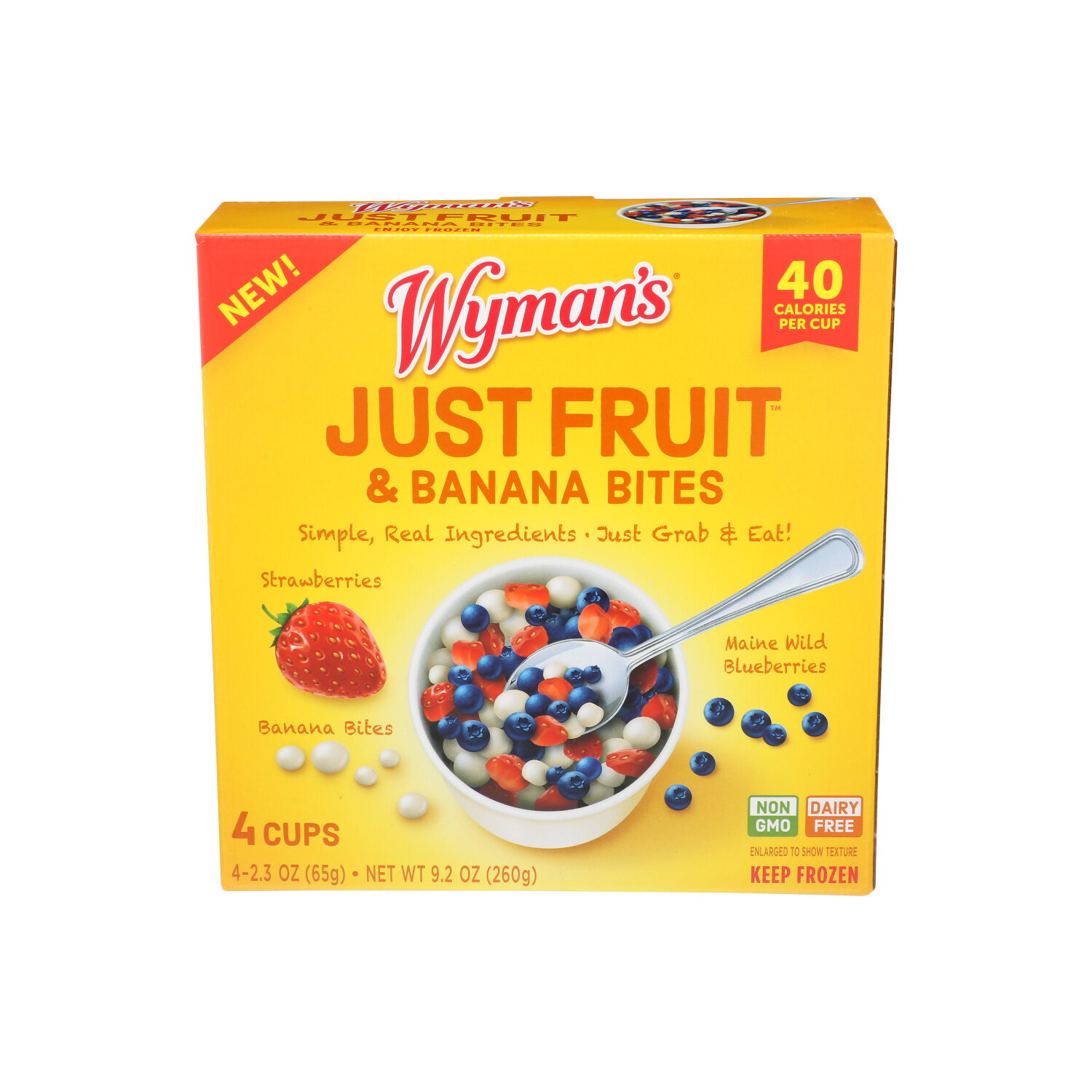 WYMAN's Just Fruit & Banana Bites - 2.3 Ounce - 4 Count Image 1 of 2