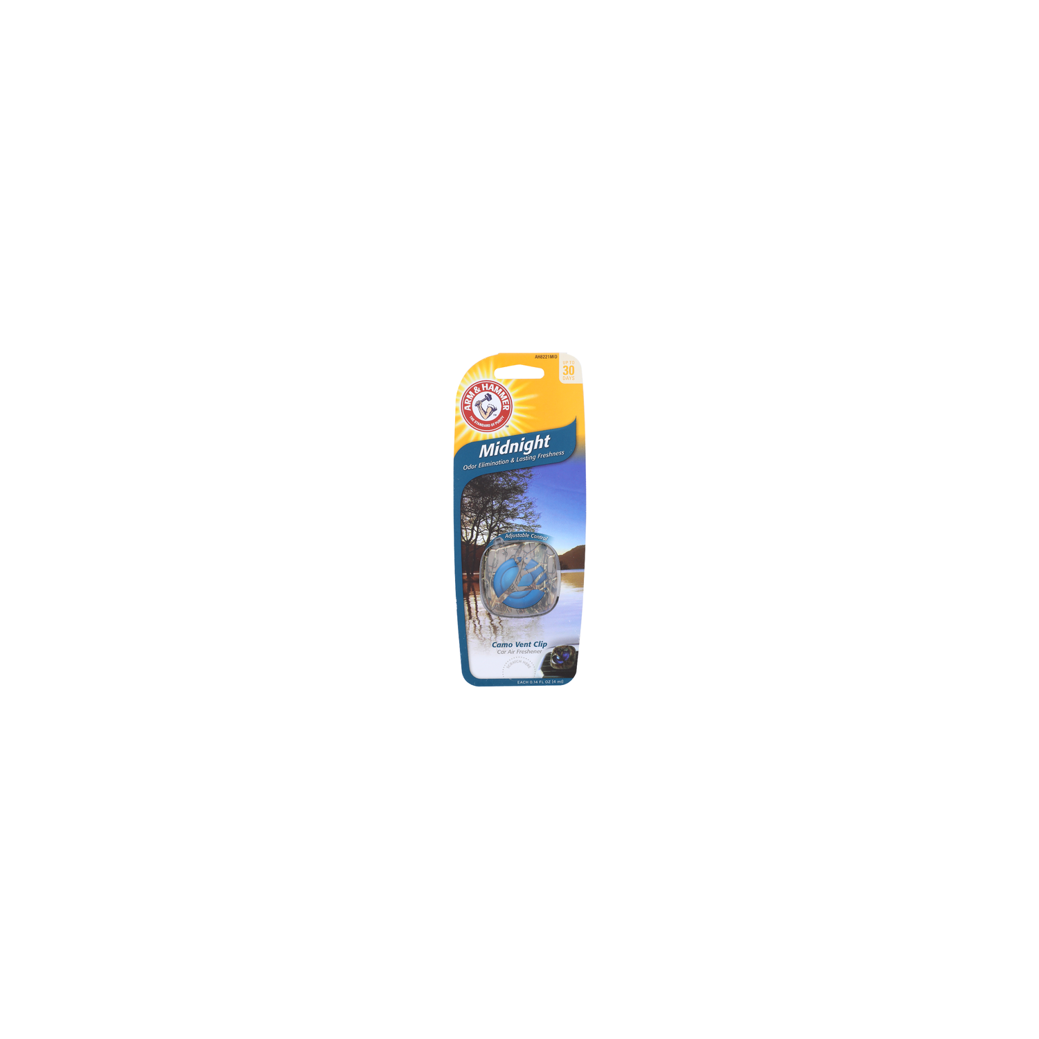 ARM & HAMMER Midnight Camo Vent Clip Car Air Freshener - 0.14 Fluid Ounce Image 1 of 2