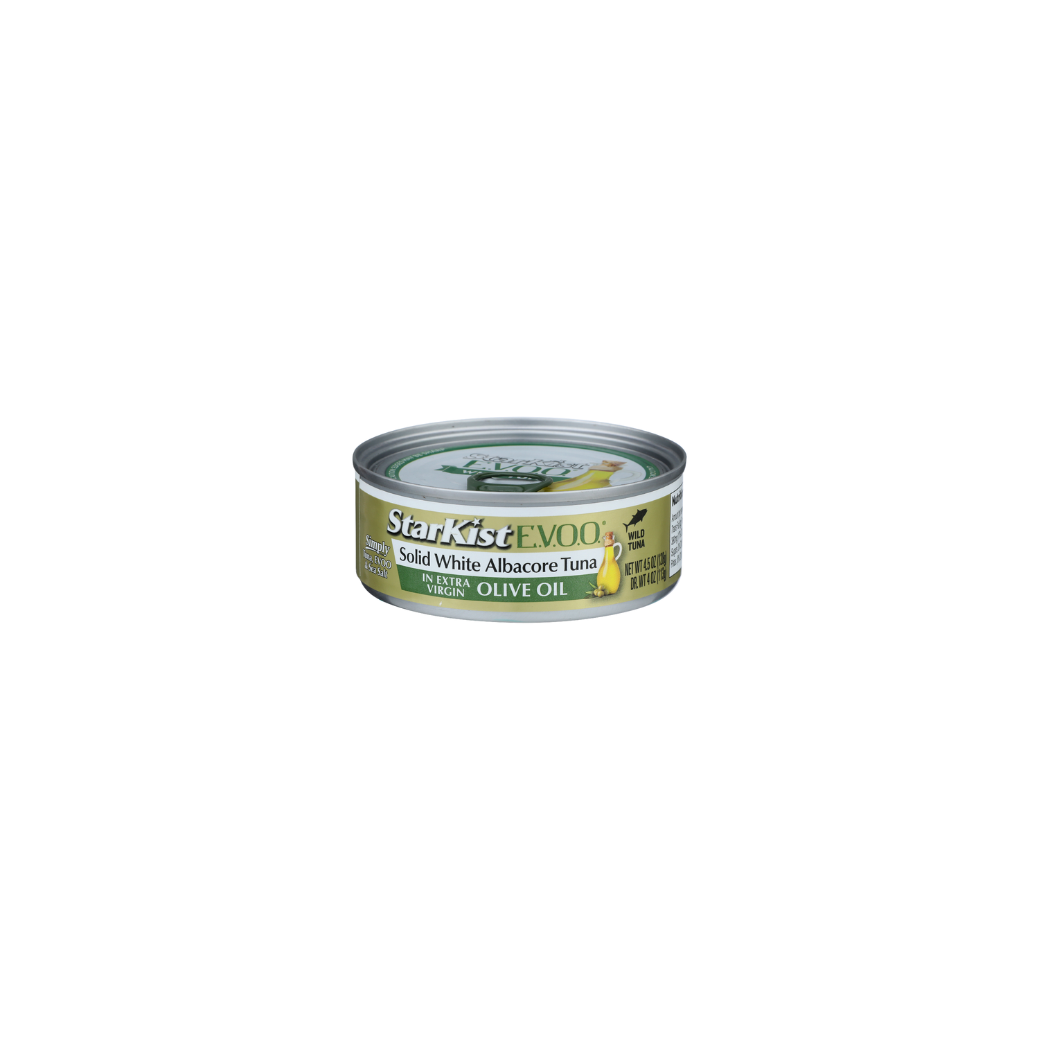 Starkist E.V.O.O. In Extra Virgin Olive Oil Starkist Solid White Albacore Tuna - 4.5 Ounce Image 1 of 4