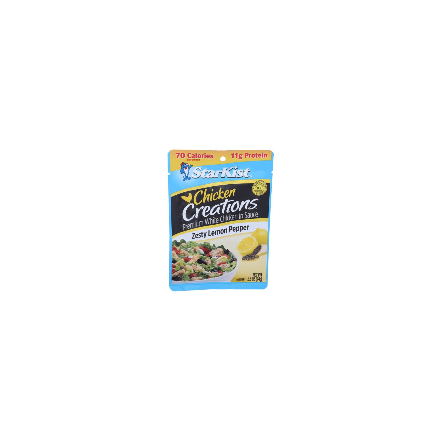 Starkist Chicken Creations Zesty Lemon Pepper Premium White In Sauce - 2.6 Ounce Image 1 of 4