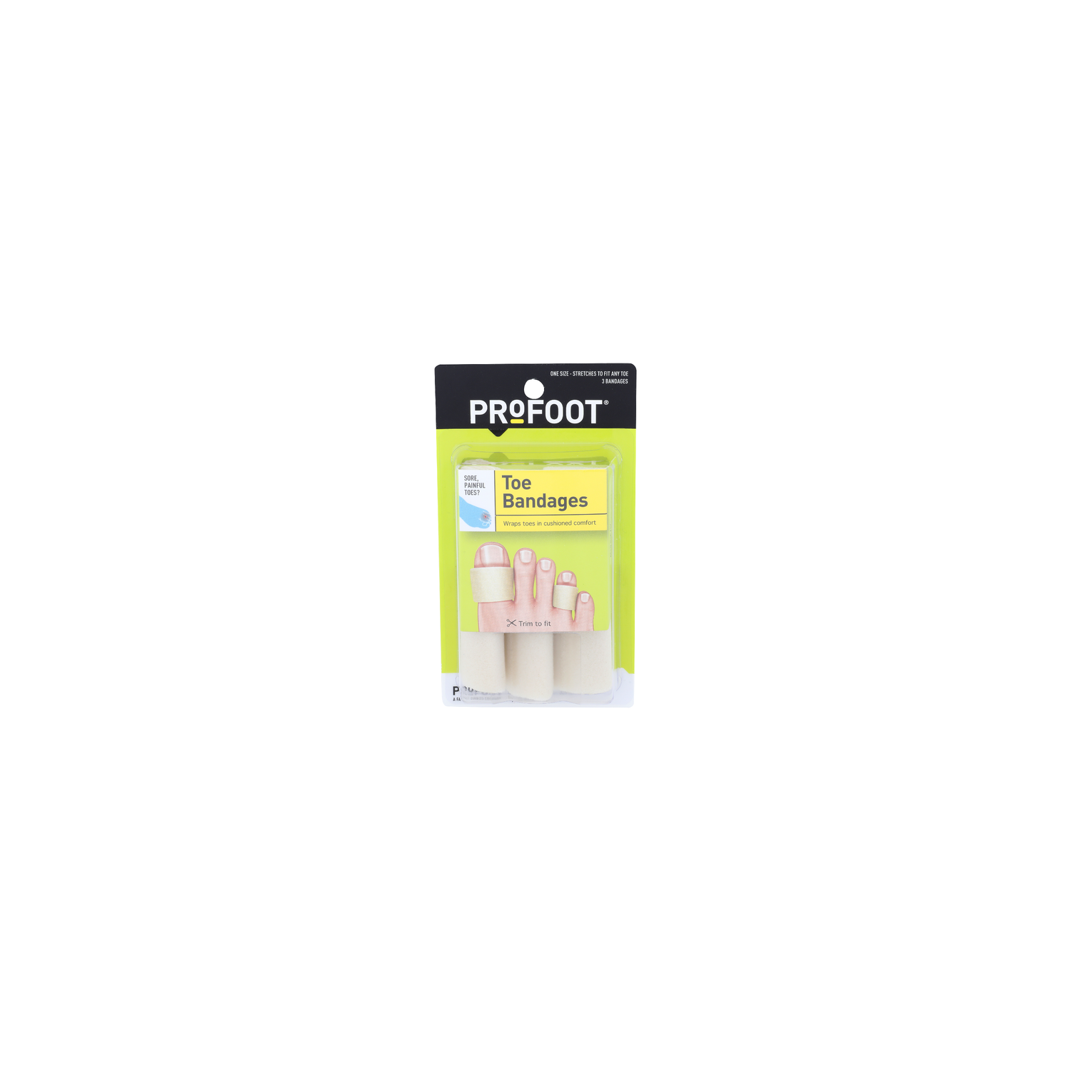 Profoot Toe Bandages - 3 Count Image 1 of 2