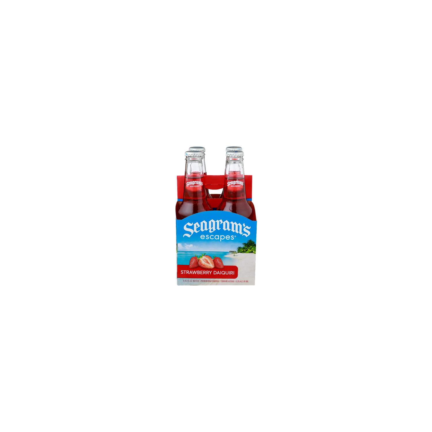 SEAGRAM's Escapes Strawberry Daiquiri Premium Malt Beverage - 4 Count Image 1 of 2