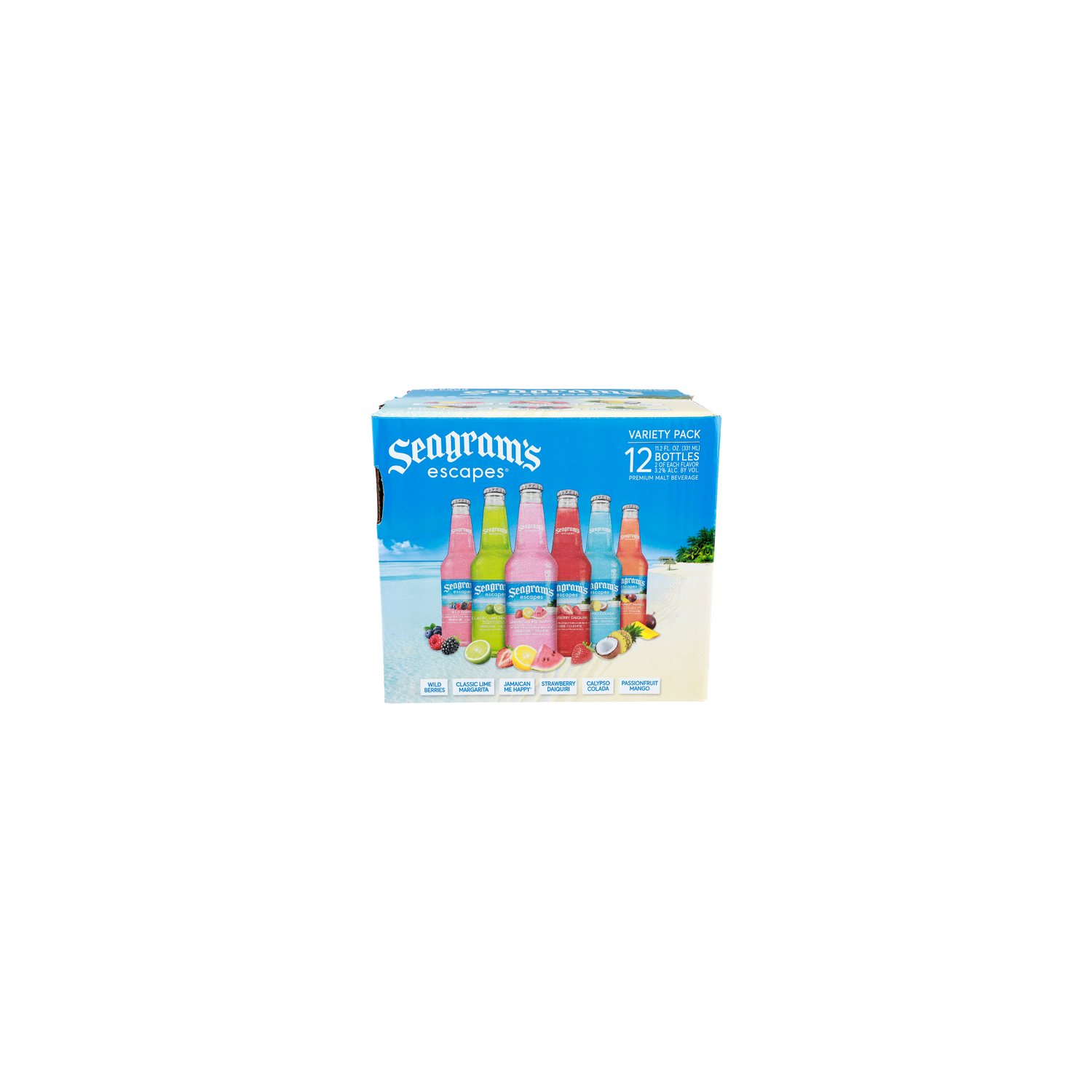 Seagram's Escapes Variety Pack Premium Malt Beverage - 12 Count Image 1 of 3
