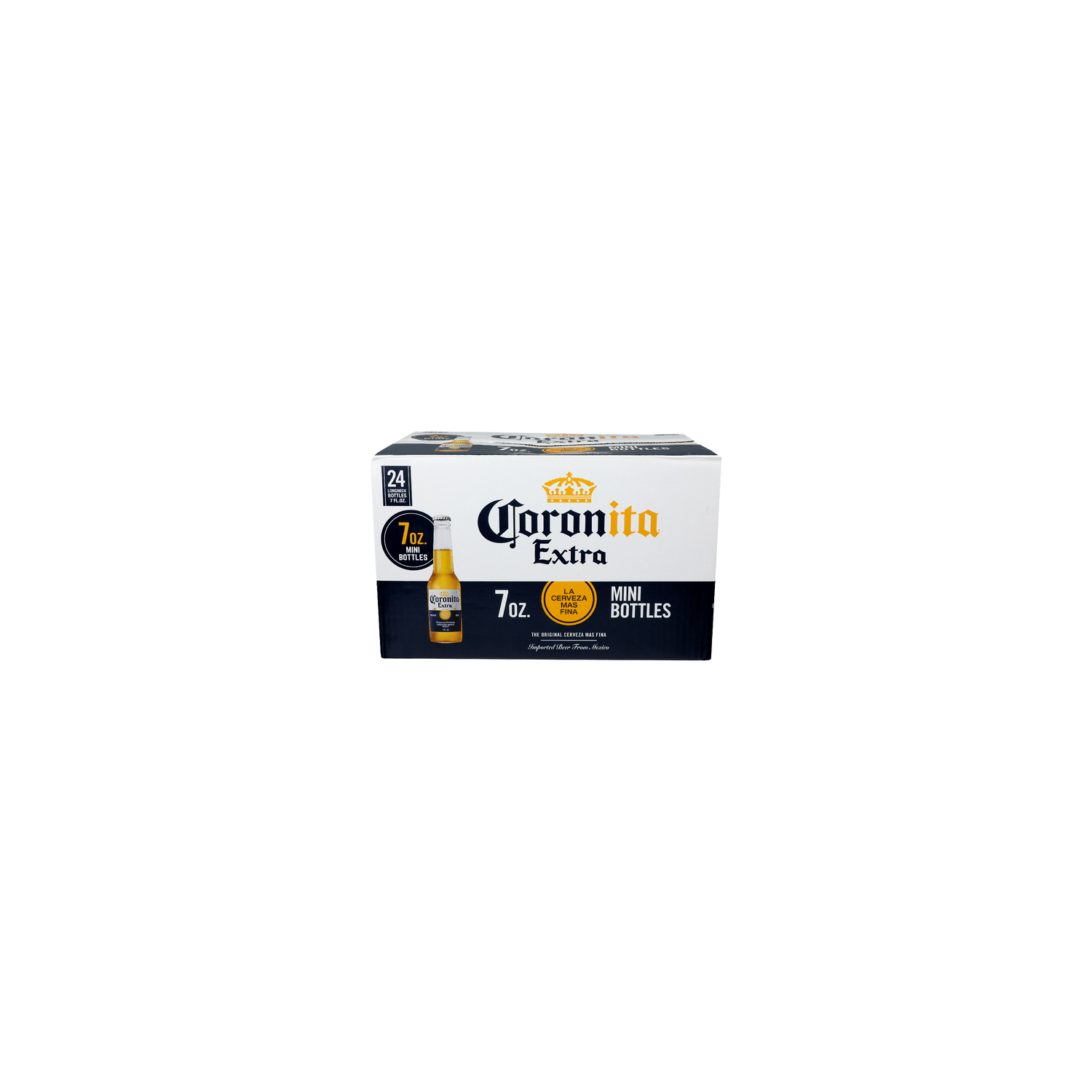 Coronita Extra Mini Bottles Beer - 7 Fluid Ounce - 24 Count Image 1 of 2