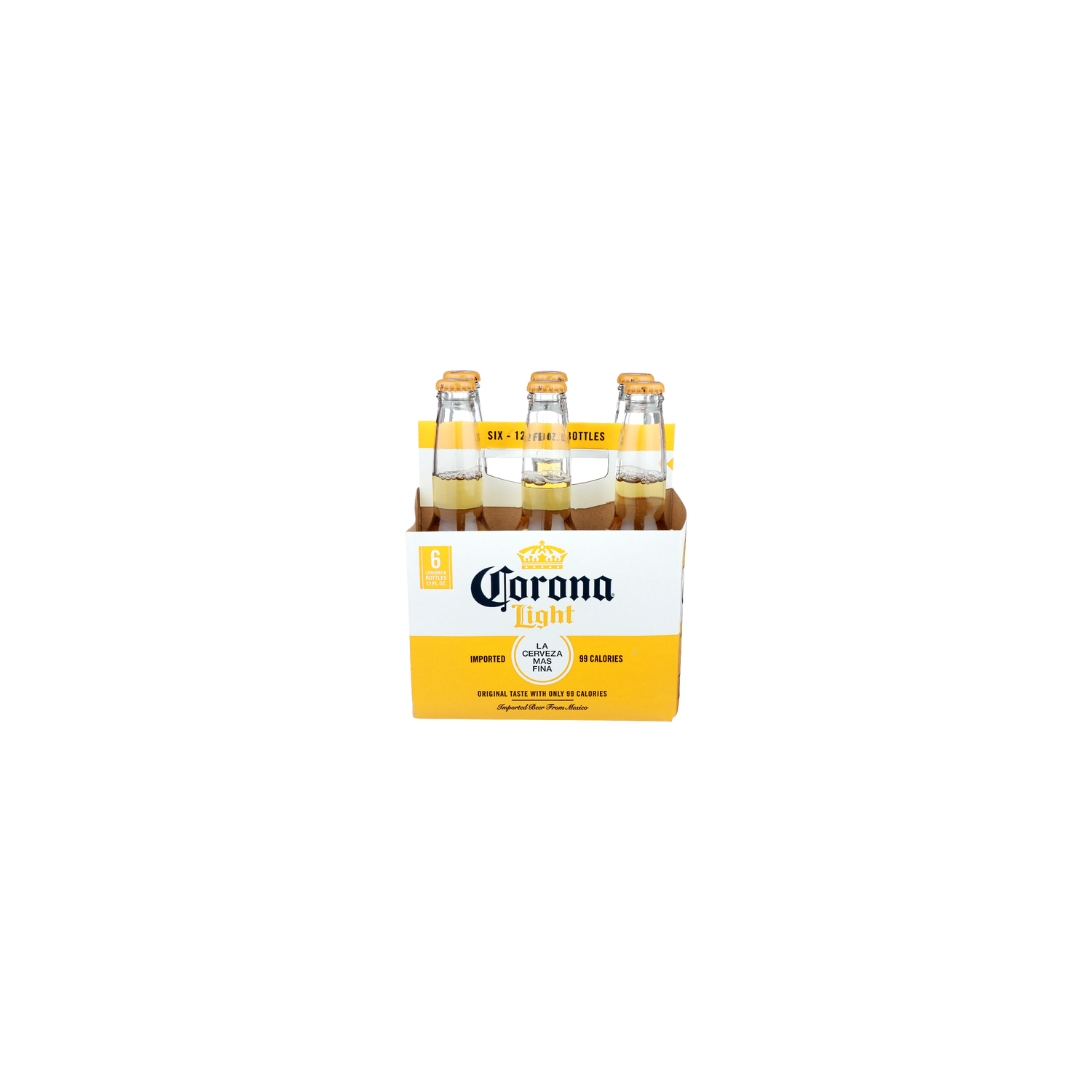 Corona Light La Cerveza Mas Fina - 12 Fluid Ounce - 6 Count Image 1 of 2