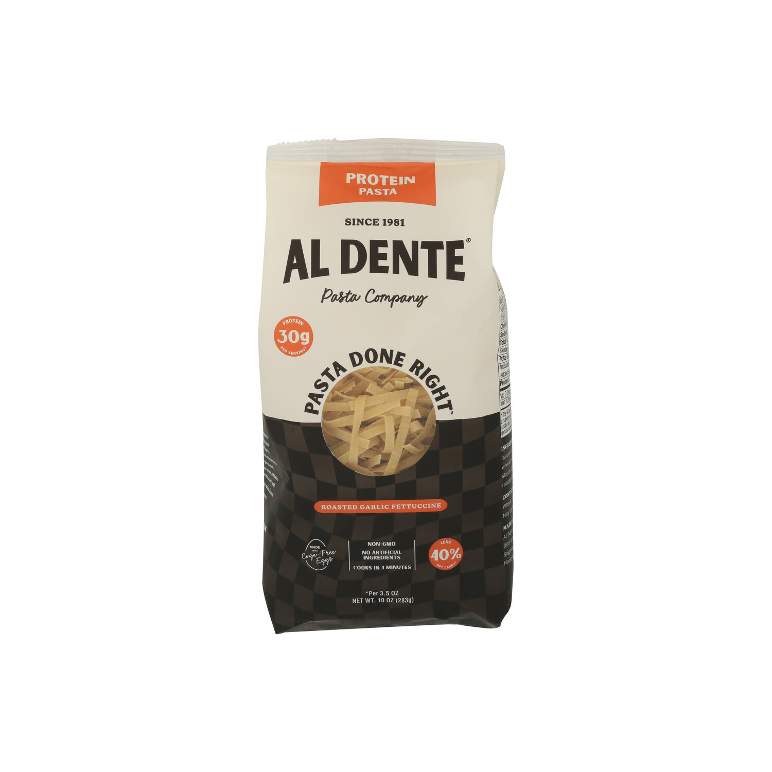 Al Dente Carba-Nada! Roasted Garlic Fettuccine Pasta - 10 Ounce Image 1 of 4