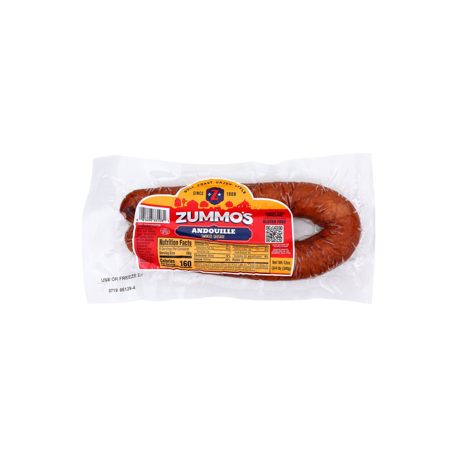 Zummo's Zummo Andouille Smk Ssg - 12 Ounce Image 1 of 2