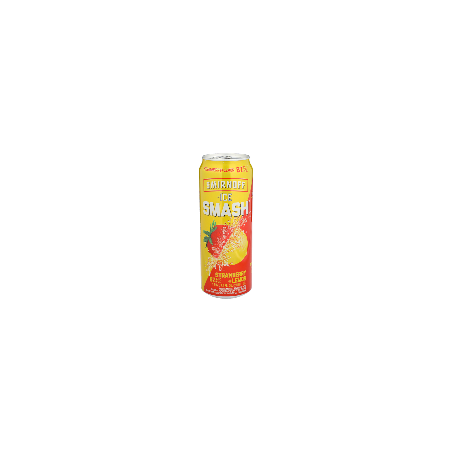 Smirnoff Strawberry + Lemon Ice Smash - 23.5 Fluid Ounce Image 1 of 3