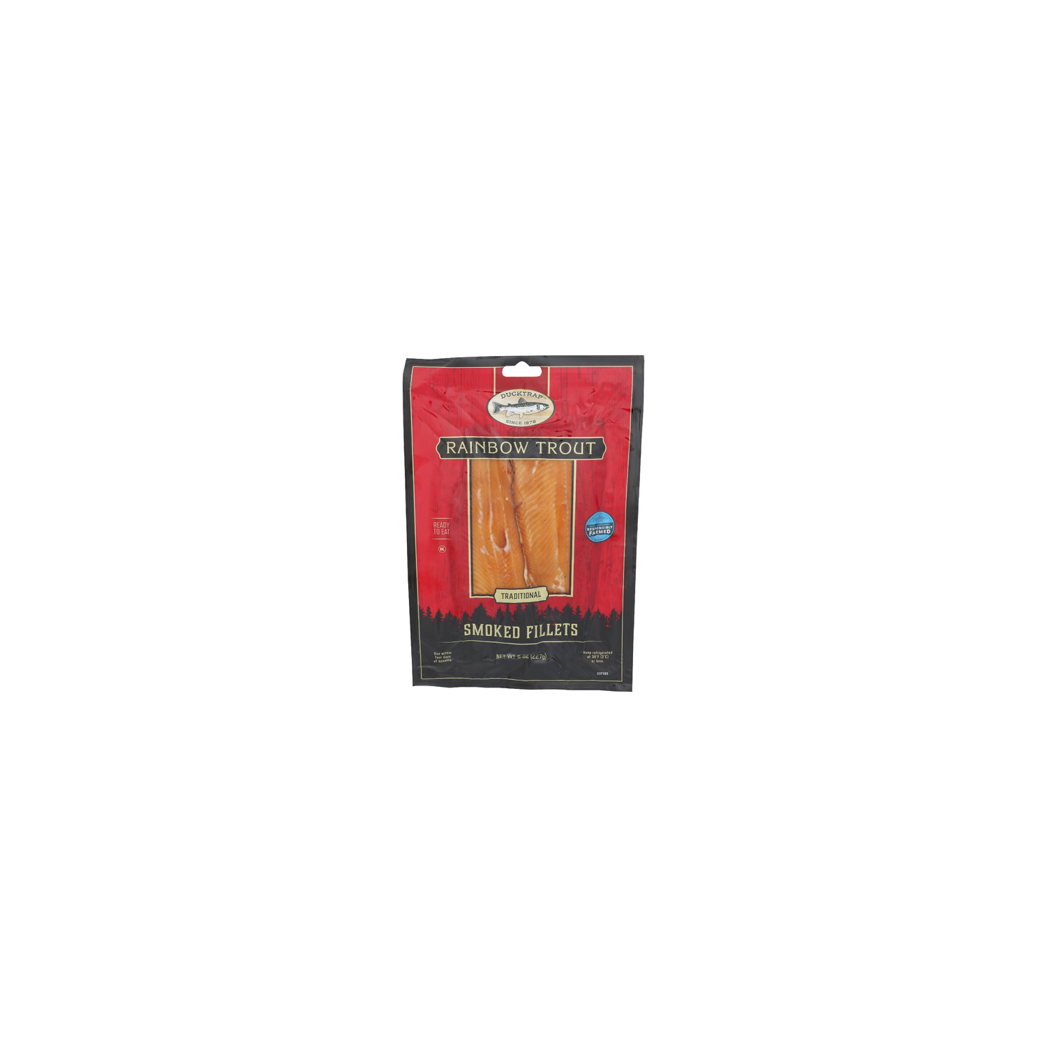Ducktrap Smoked Trout Fillets Whole Foods - 8 Ounce Image 1 of 4