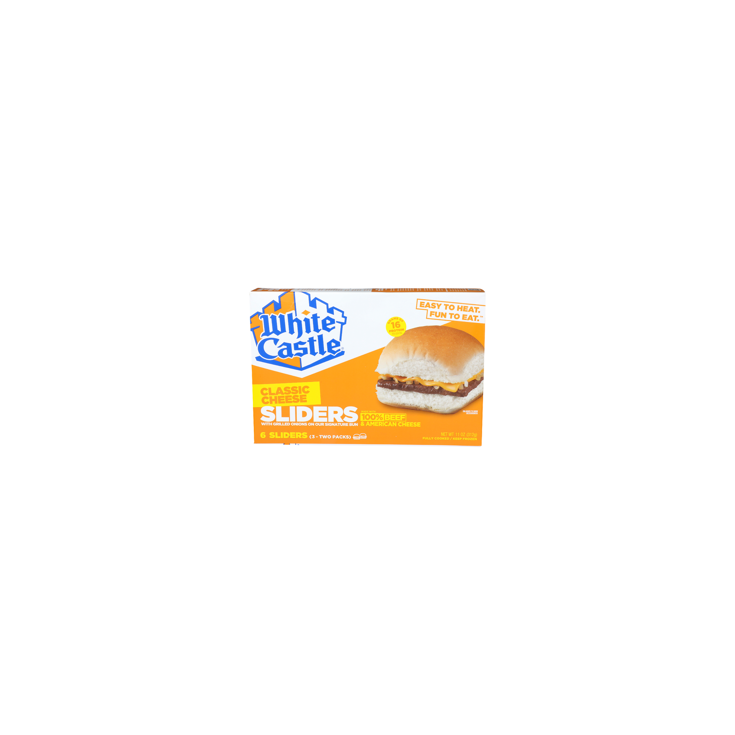 White Castle With Grilled Onions On Our Signature Bun Classic Cheese Sliders - 1.833 Ounce - 6 Count Image 1 of 4