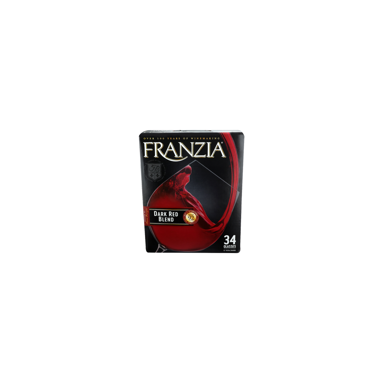 Franzia Dark Red Blend Wine - 0.147 Liter - 34 Count Image 1 of 2