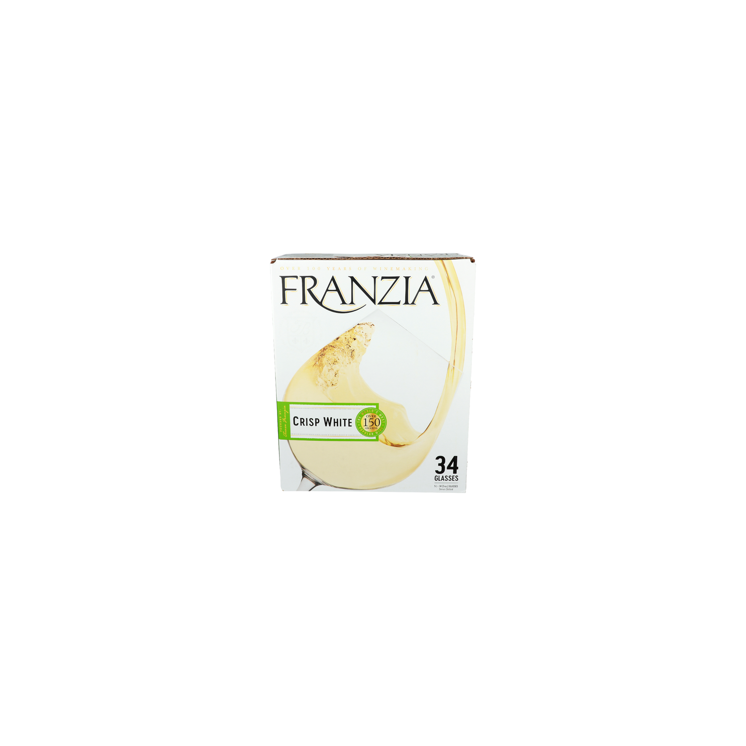 Franzia Crisp White - 0.147 Liter - 34 Count Image 1 of 2