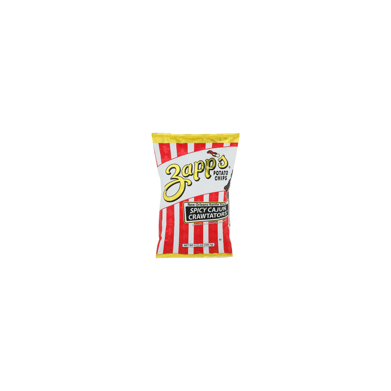 ZAPP's Spicy Cajun Crawtators New Orleans Kettle Style Potato Chips - 4.75 Ounce Image 1 of 4