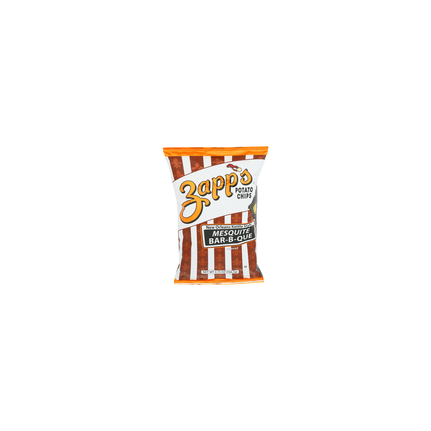 ZAPP's Mesquite Bar-B-Que Flavor New Orleans Kettle Style Potato Chips - 4.75 Ounce Image 1 of 4