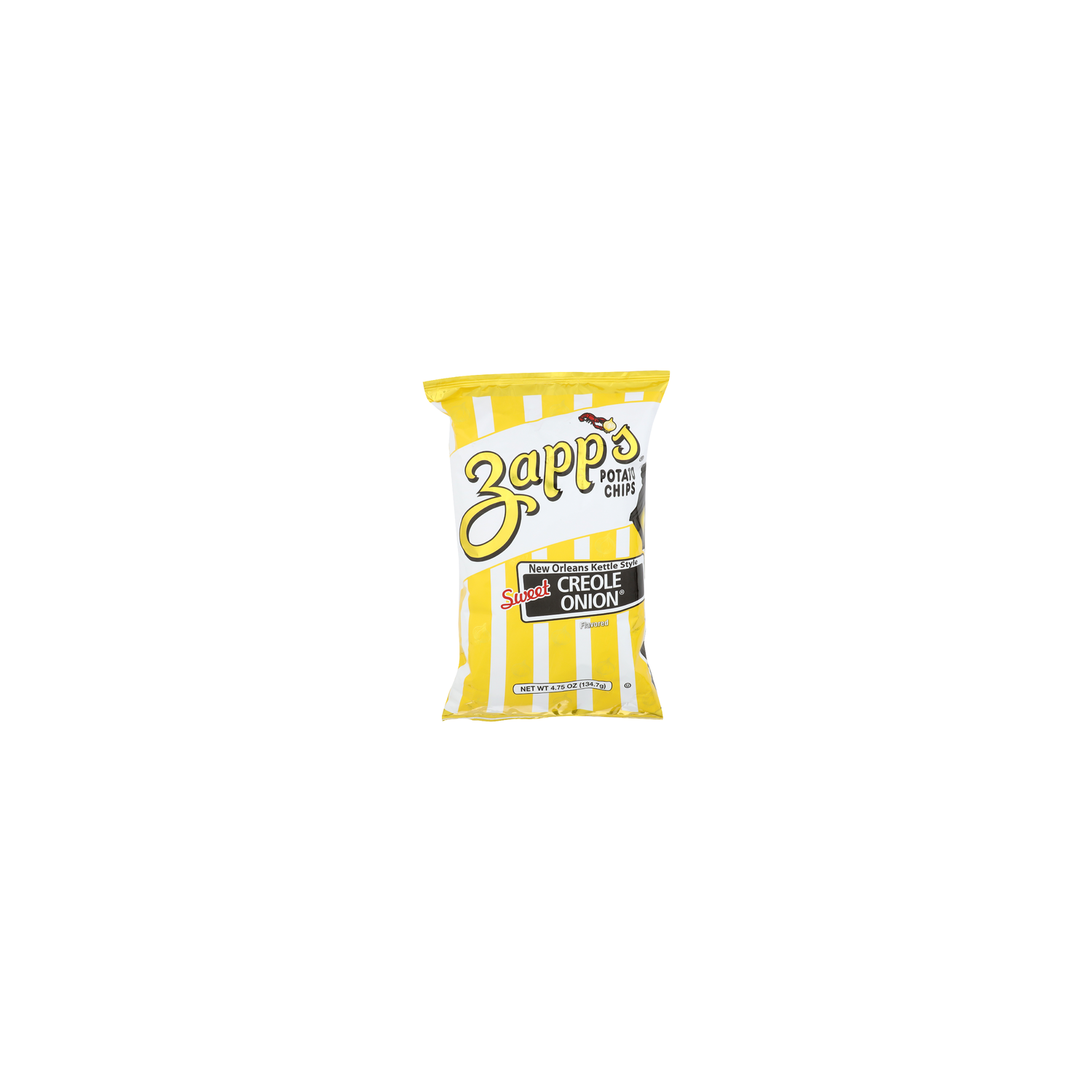 ZAPP's Sweet Creole Onion Flavored New Orleans Kettle Style Potato Chips - 4.75 Ounce Image 1 of 4
