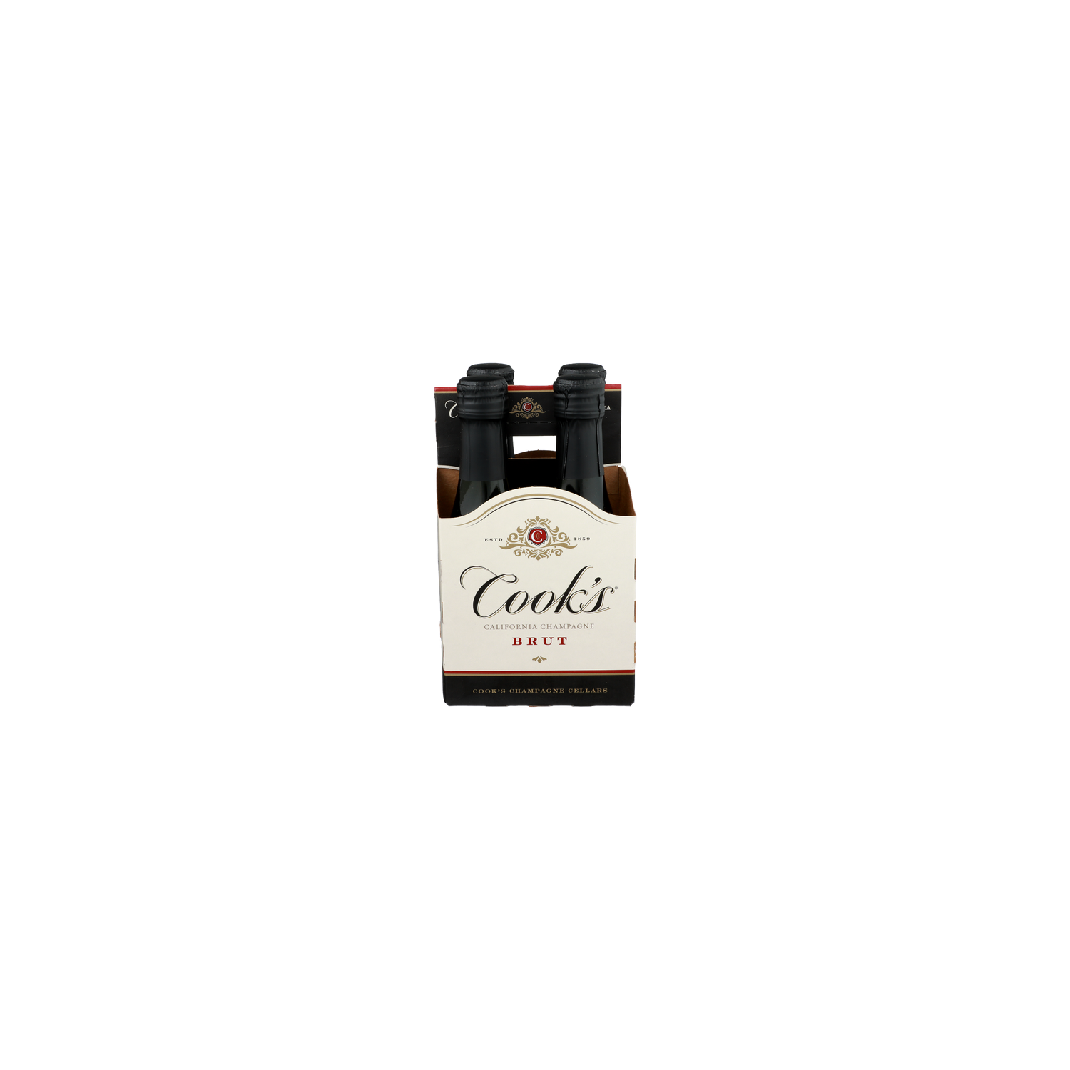 COOK's California Champagne Brut Sparkling Wine - 4 Count Image 1 of 2