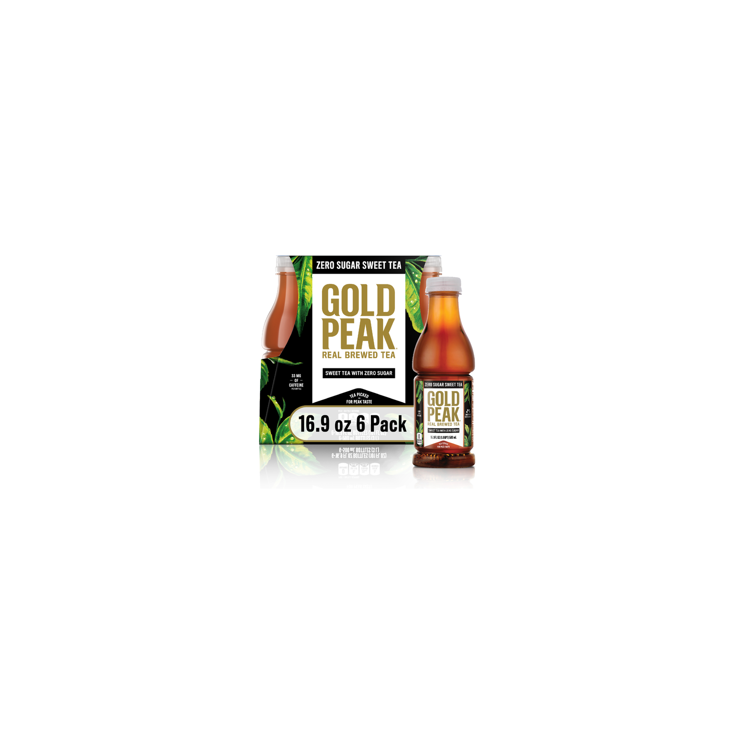 Gold Peak Zero Sugar Sweet Tea Bottles - 101.4 Fluid Ounce Image 1 of 4
