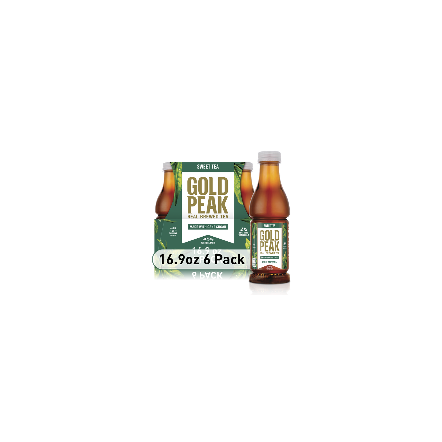 Gold Peak Sweetened Black Tea Bottles - 101.4 Fluid Ounce Image 1 of 4