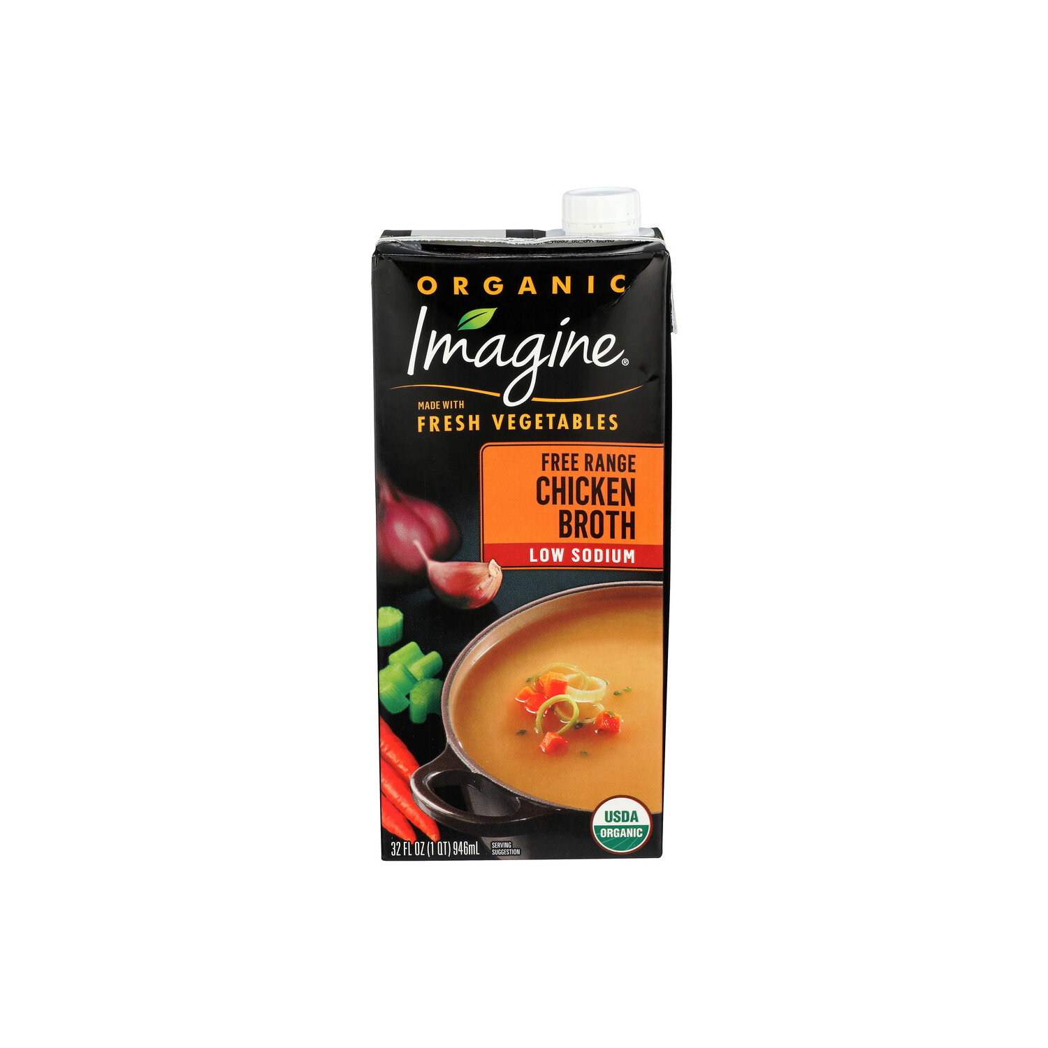 Imagine Low Sodium Broth - 32 Fluid Ounce Image 1 of 4