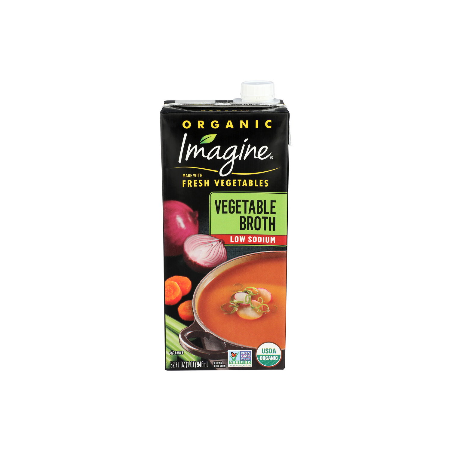 Imagine Low Sodium Broth - 32 Fluid Ounce Image 1 of 4