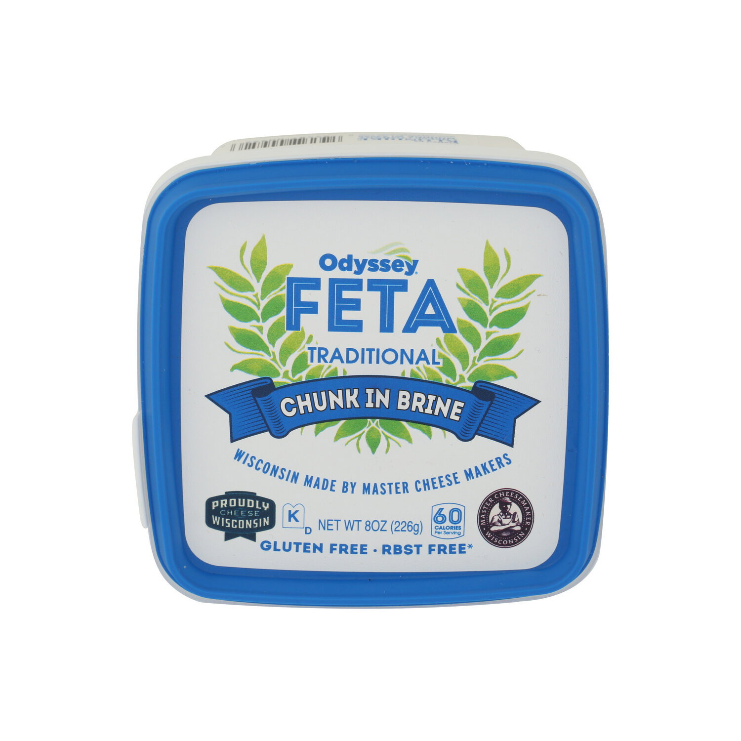 Odyssey Feta Traditional Chunk In Brine - 8 Ounce Image 1 of 4