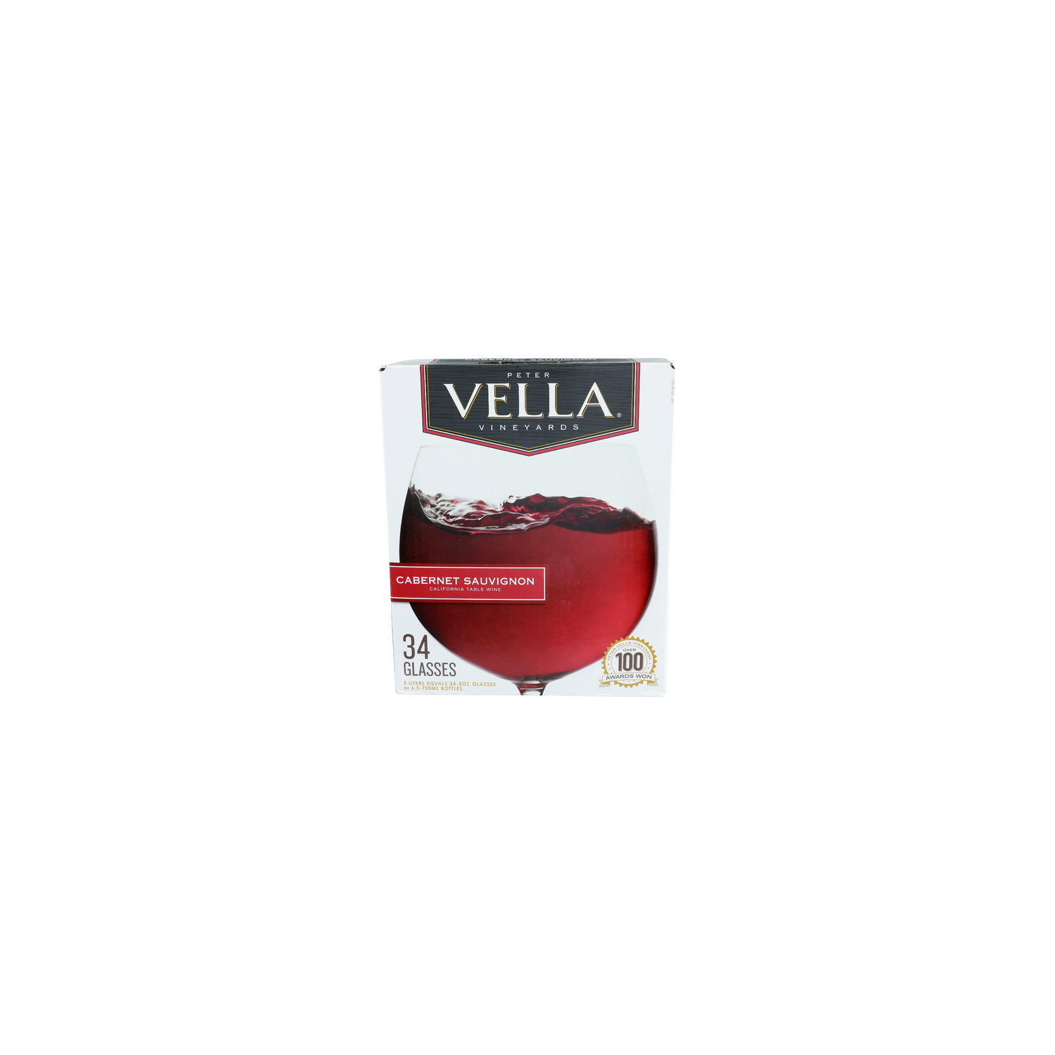 Peter Vella Vineyards Cabernet Sauvignon - 0.147 Liter - 34 Count Image 1 of 2