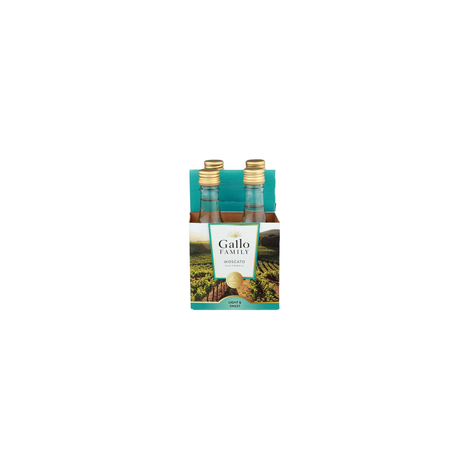 Gallo Family Moscato Light & Sweet - 4 Count Image 1 of 2