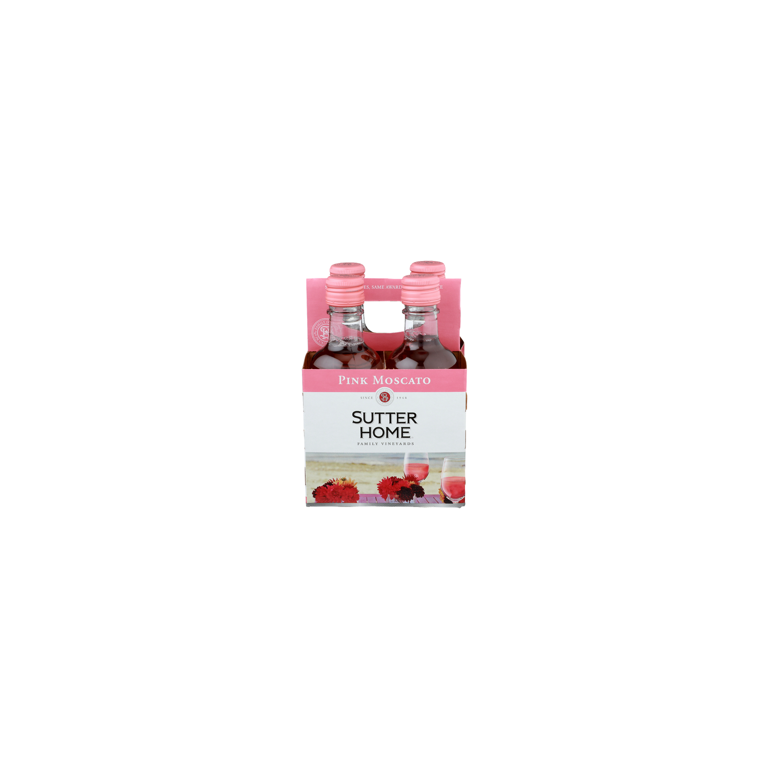 Sutter Home Pink Moscato Wine - 187 ml - 4 Count Image 1 of 2