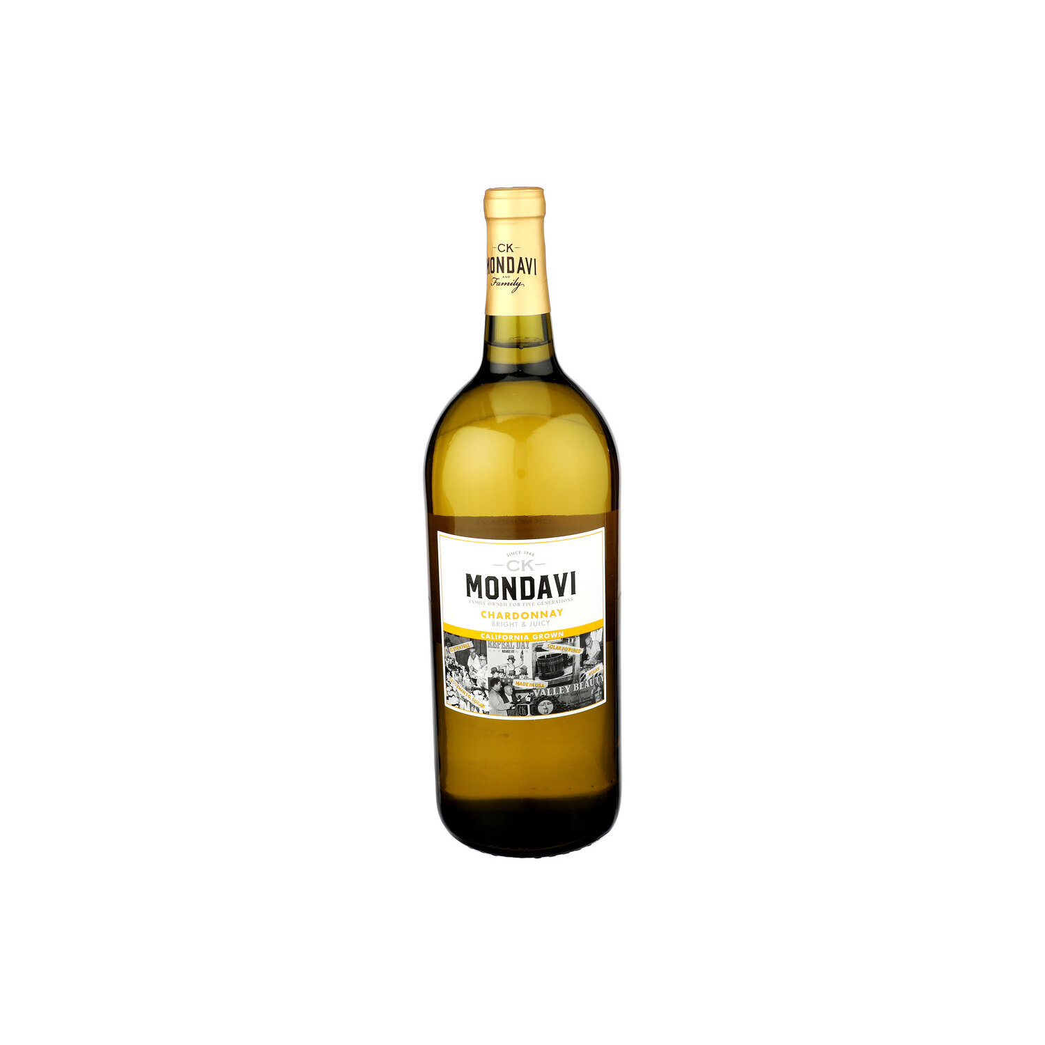 CK Mondavi Chardonnay California White Wine - 1.5 Liter Image 1 of 3