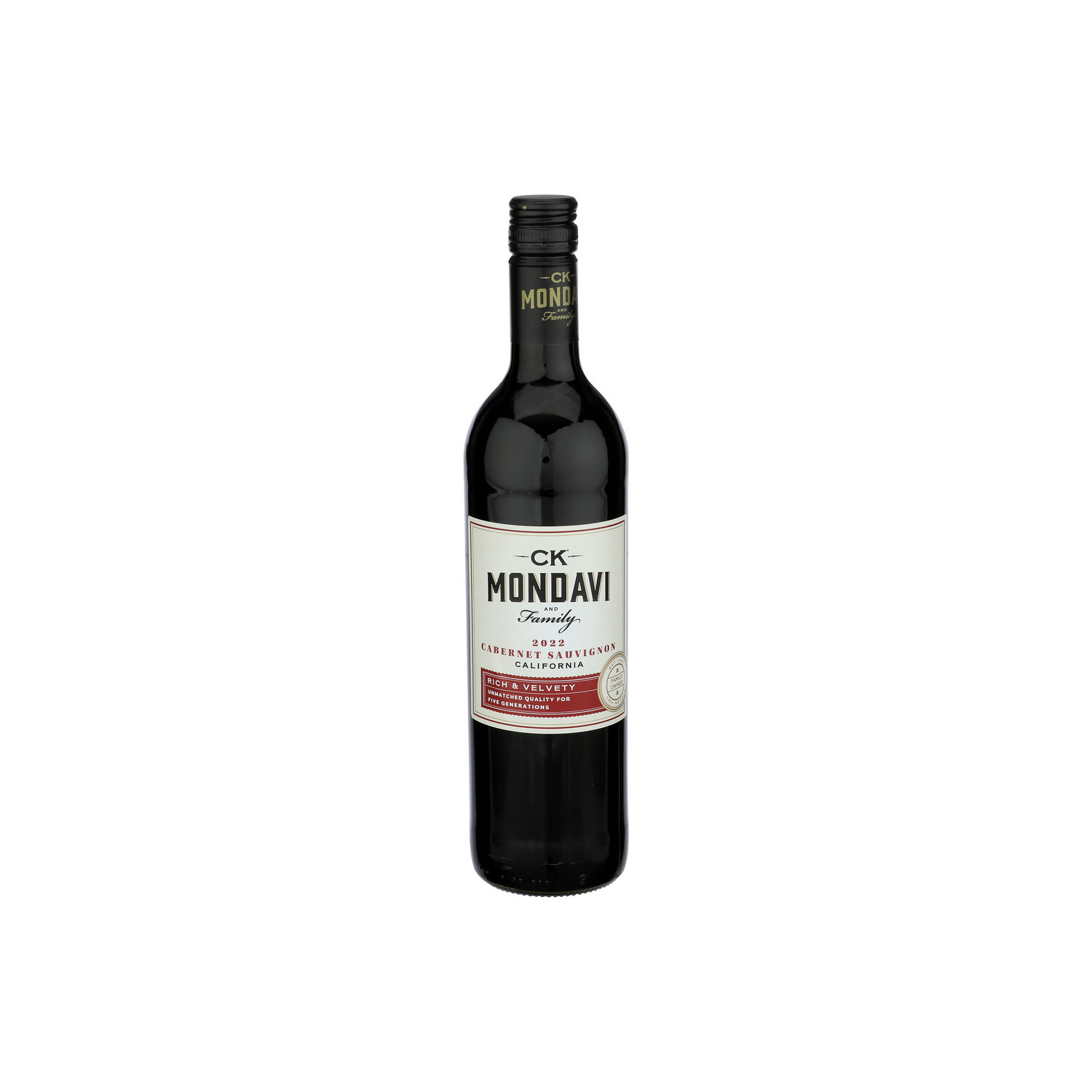 Ck Mondavi And Family Cherry, Blackberry With Hints Of Oak A Round Finish Cabernet Sauvignon - 750 ml Image 1 of 2