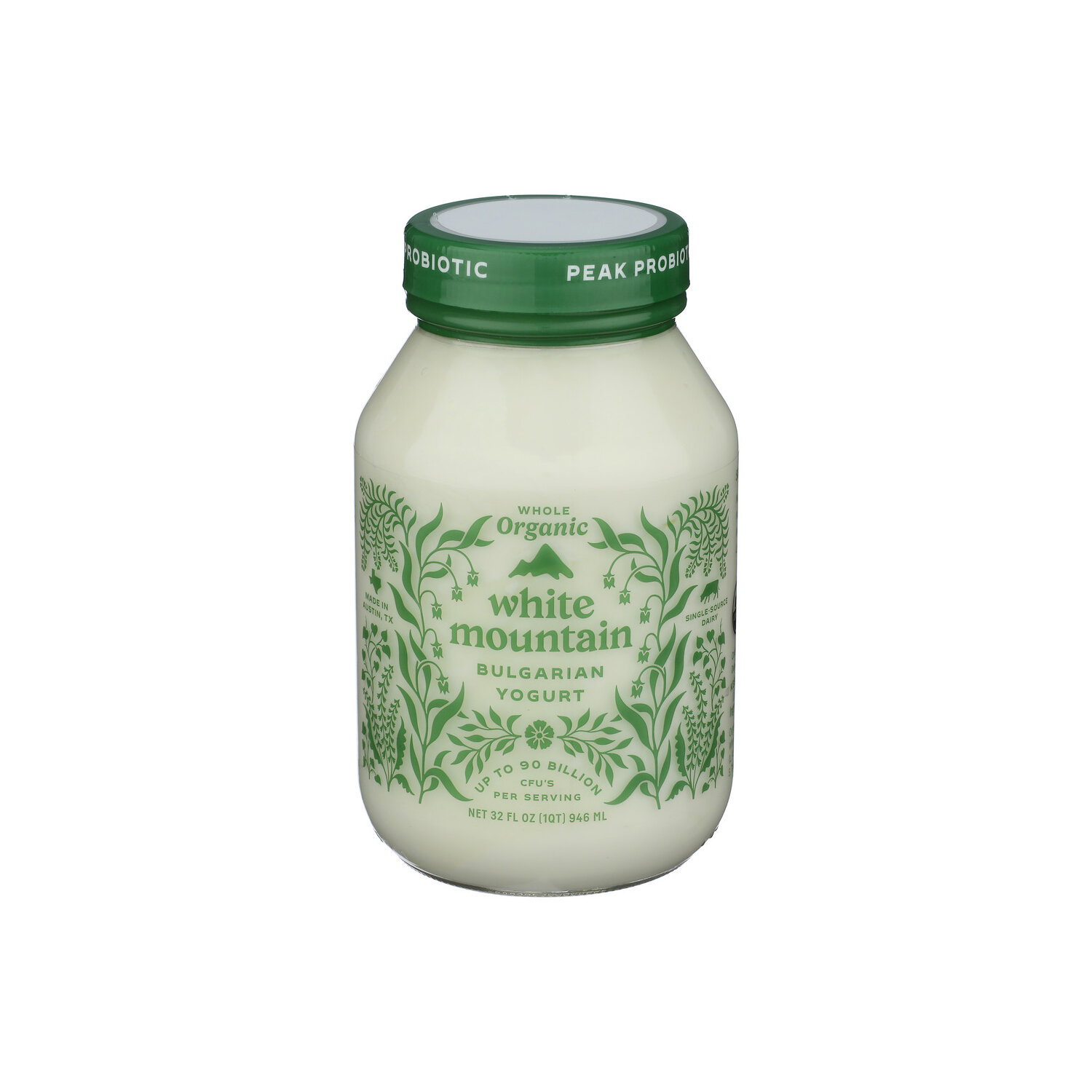 WHITE MOUNTAIN Bulgarian Yogurt, Organic, Whole Milk - 32 Fluid Ounce Image 1 of 4