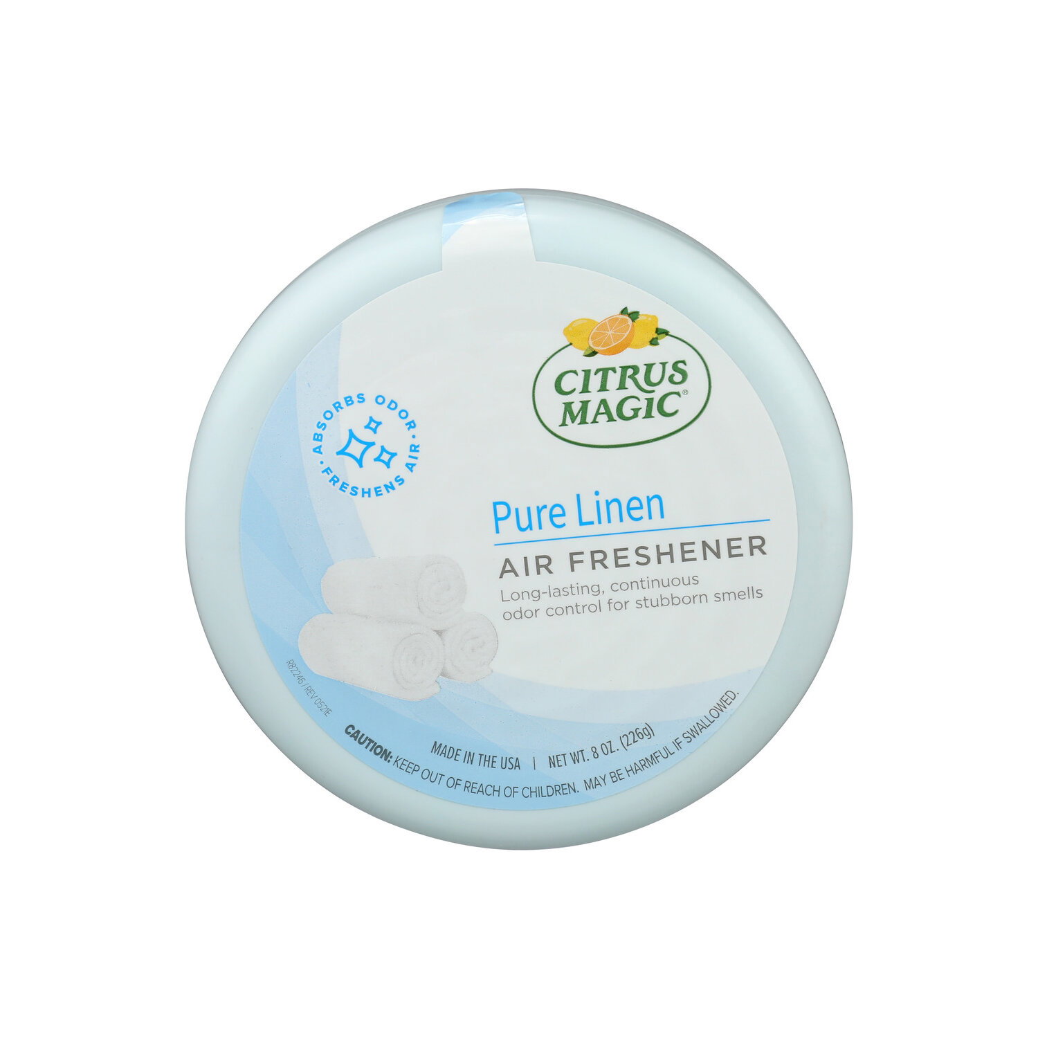 Citrus Magic Pure Linen Odor Absorbing Solid Air Freshener - 8 Ounce Image 1 of 3