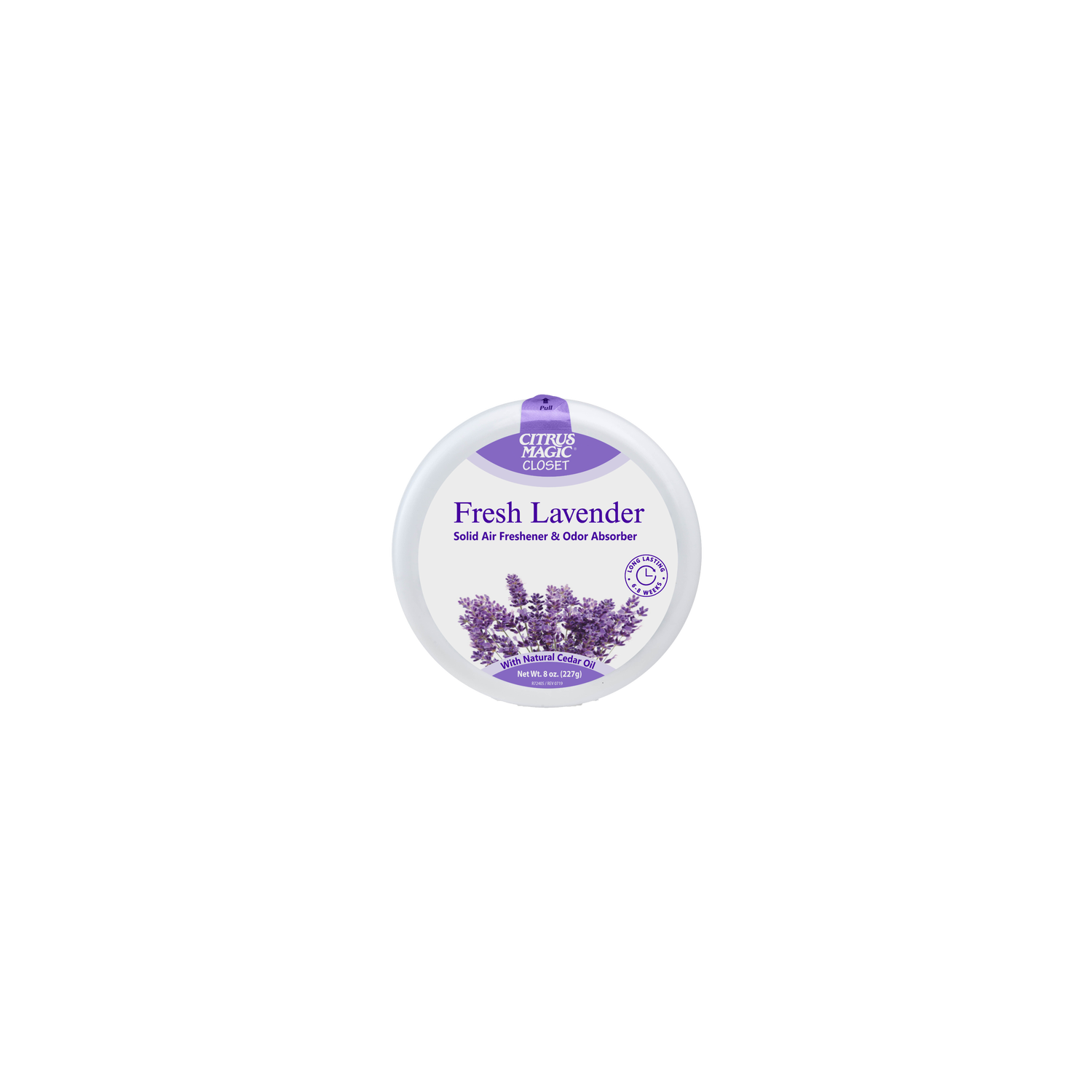 Citrus Magic Fresh Lavender Odor Absorbing Solid Air Freshener - 8 Ounce