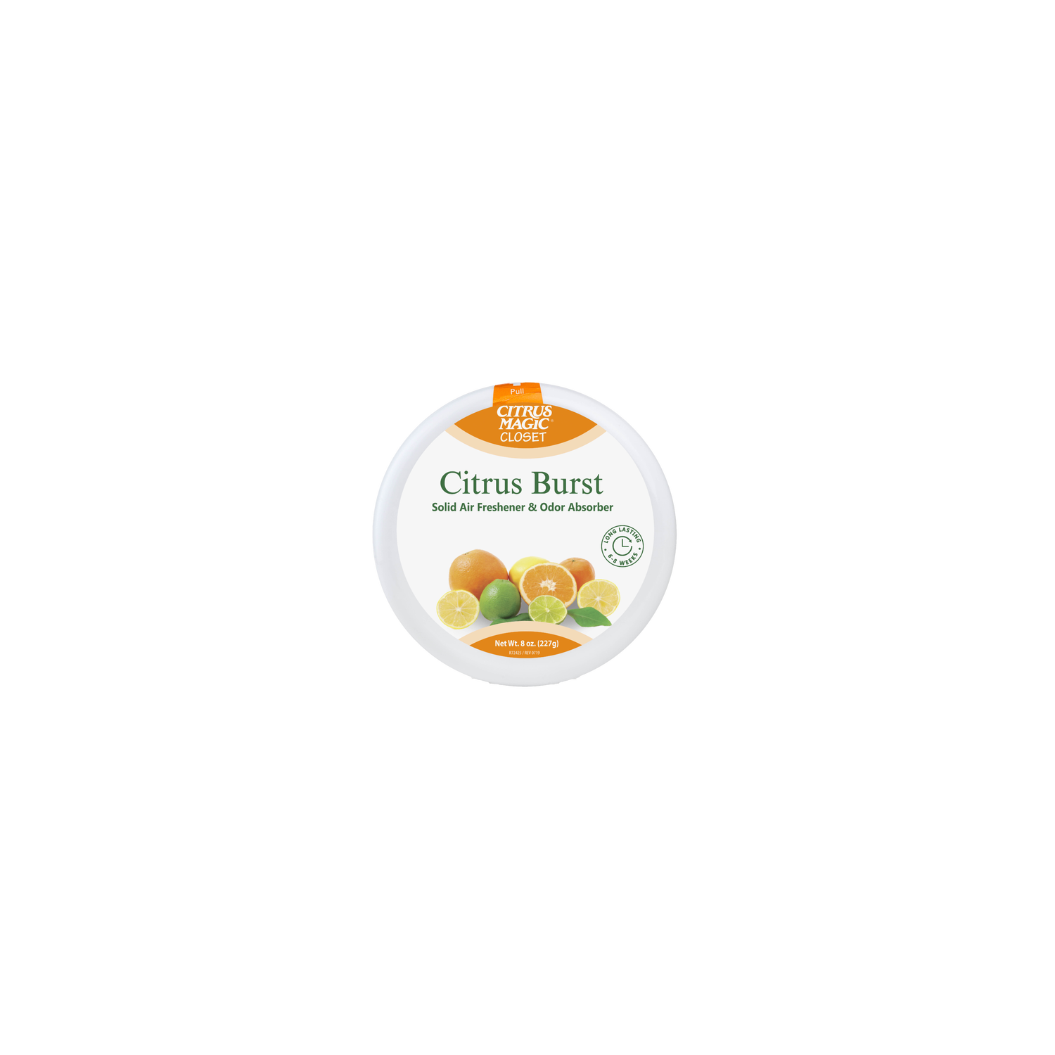 Citrus Magic Burst Odor Absorbing Solid Air Freshener - 8 Ounce