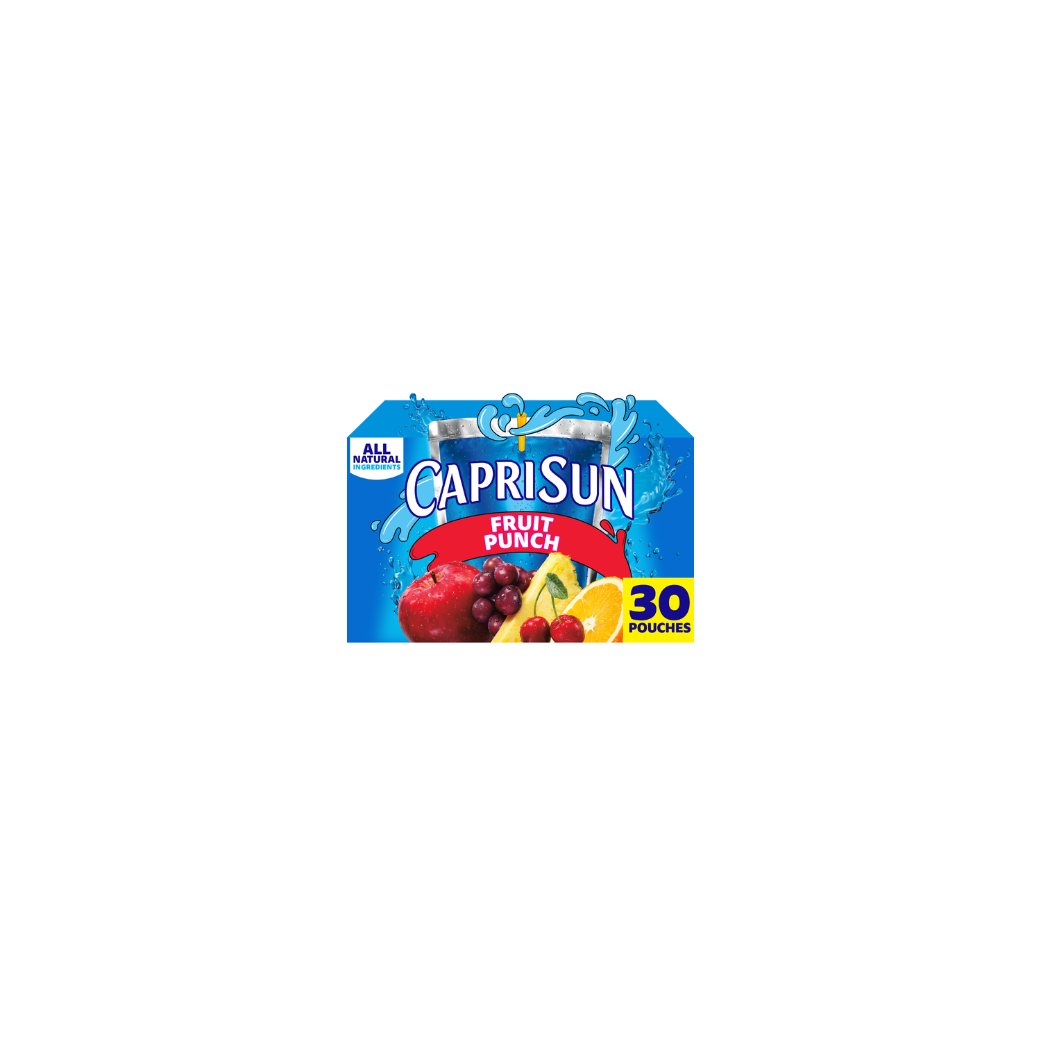 Capri Sun Fruit Punch Juice Drink Blend From Concentrate - 6 Fluid Ounce - 30 Count Image 1 of 4